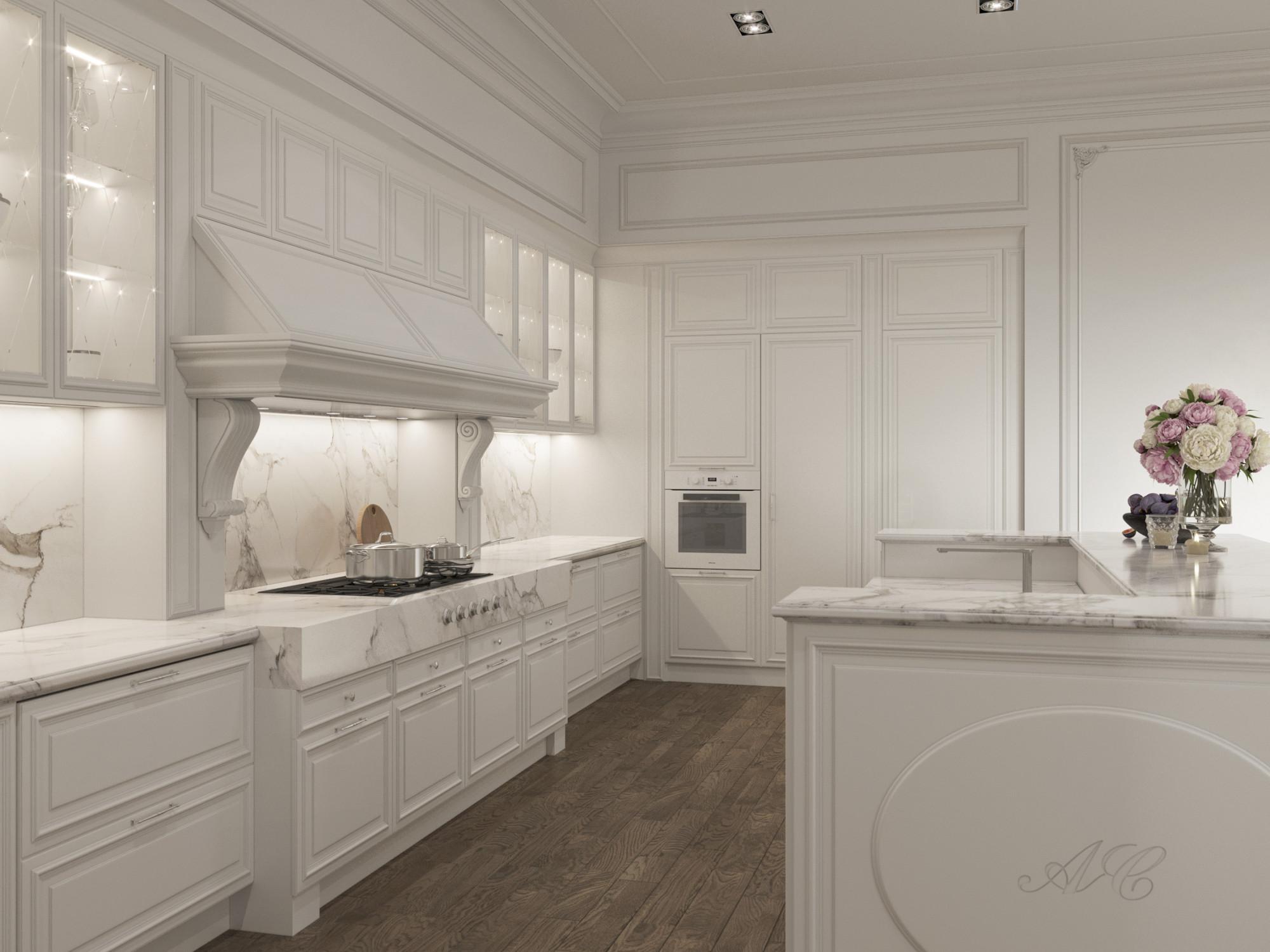 Kitchen made in the style of Classics Neoclassicism