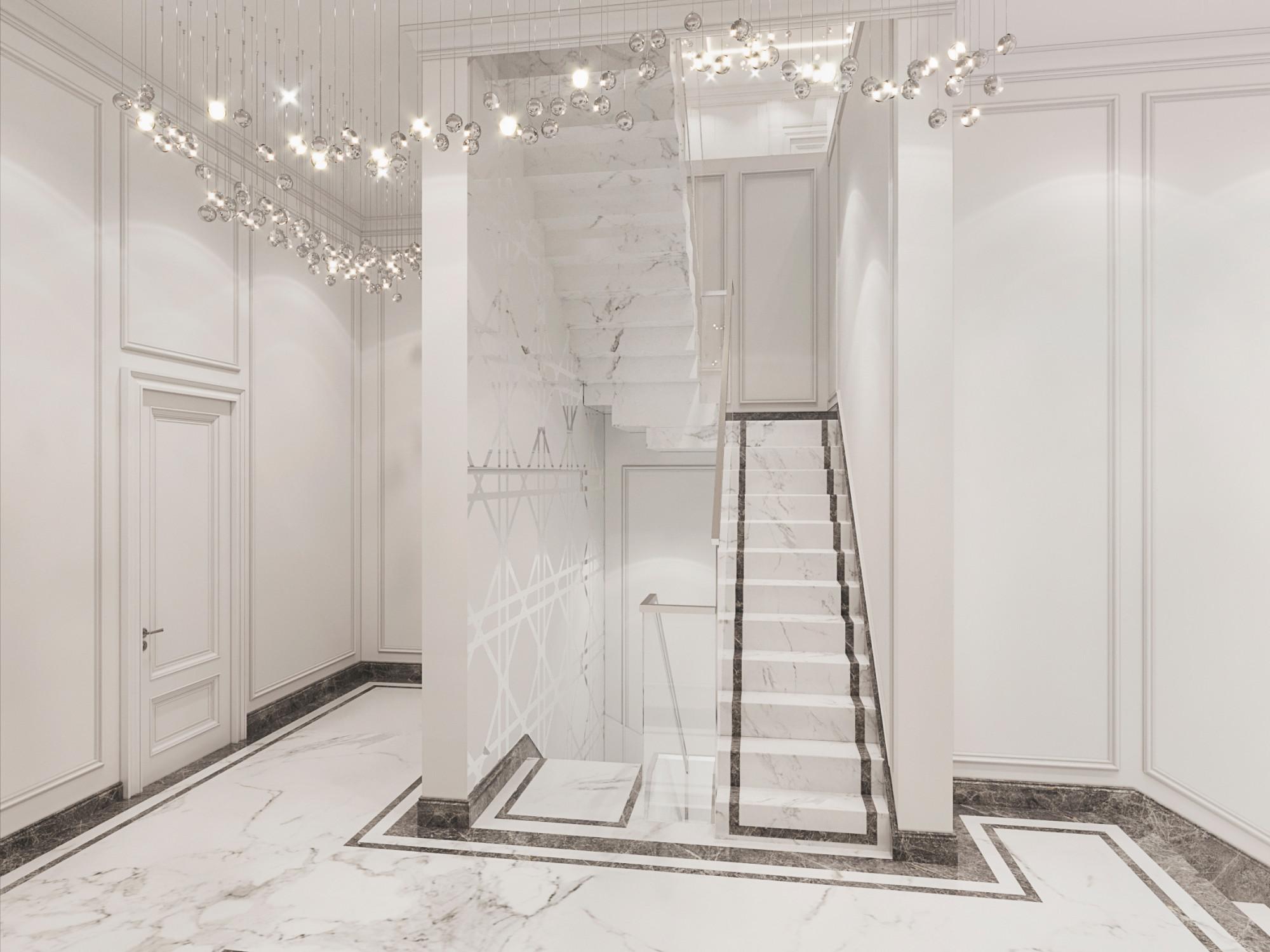 Hall №1 made in the style of Classics Neoclassicism