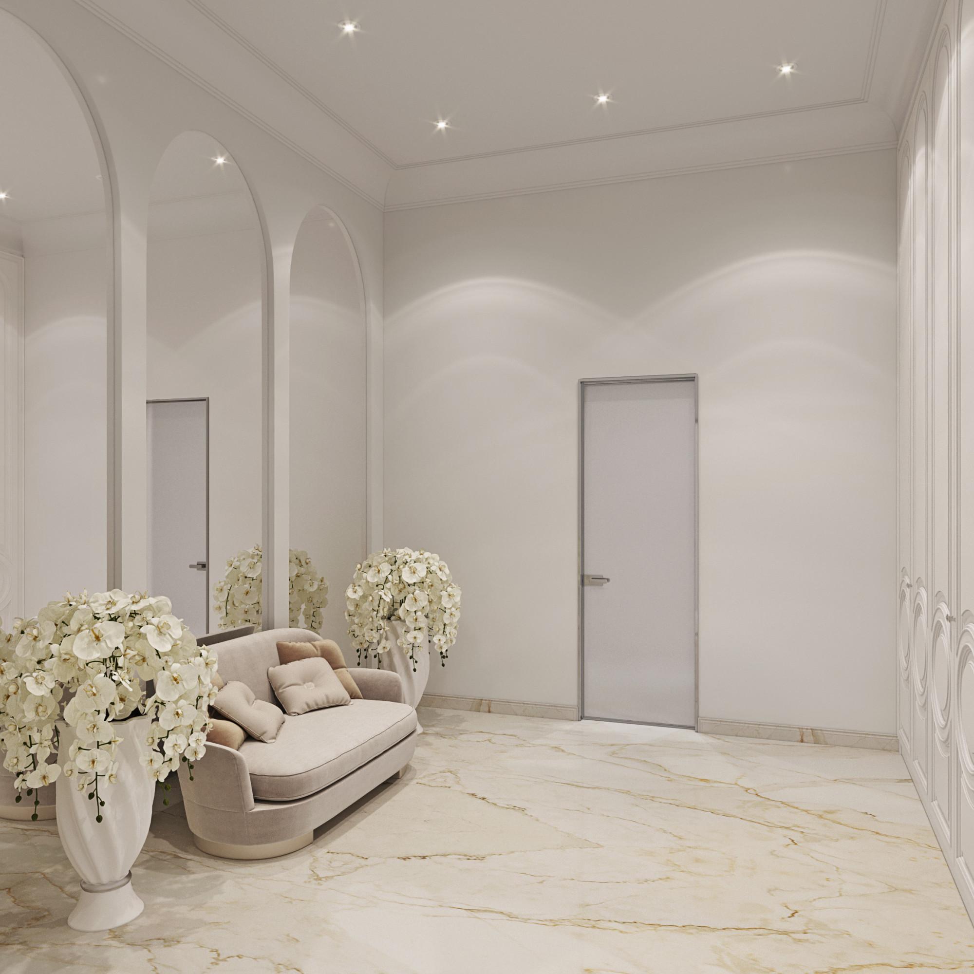 Hall №2 made in the style of Classics Neoclassicism