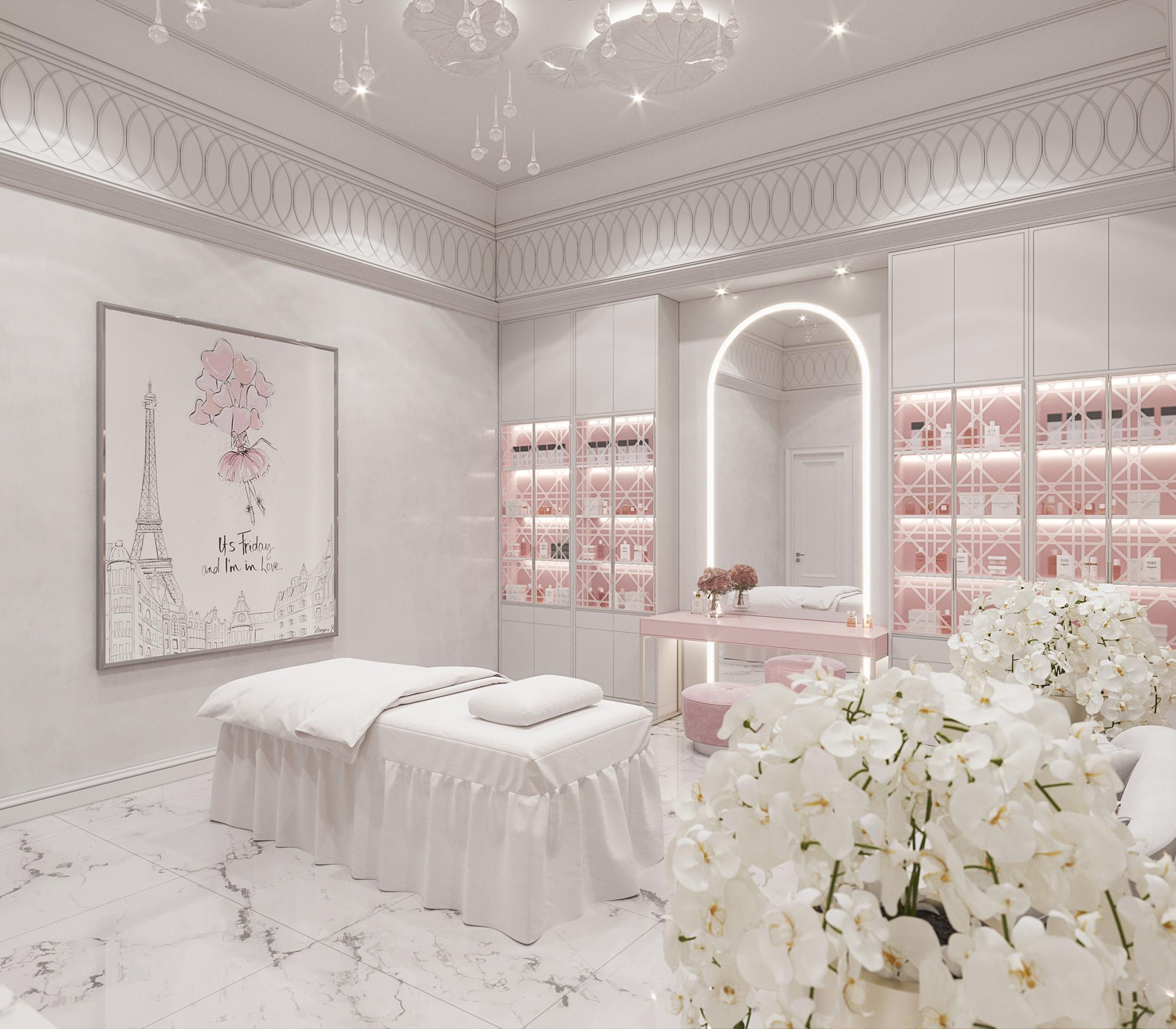 Massage room made in the style of Classics Neoclassicism