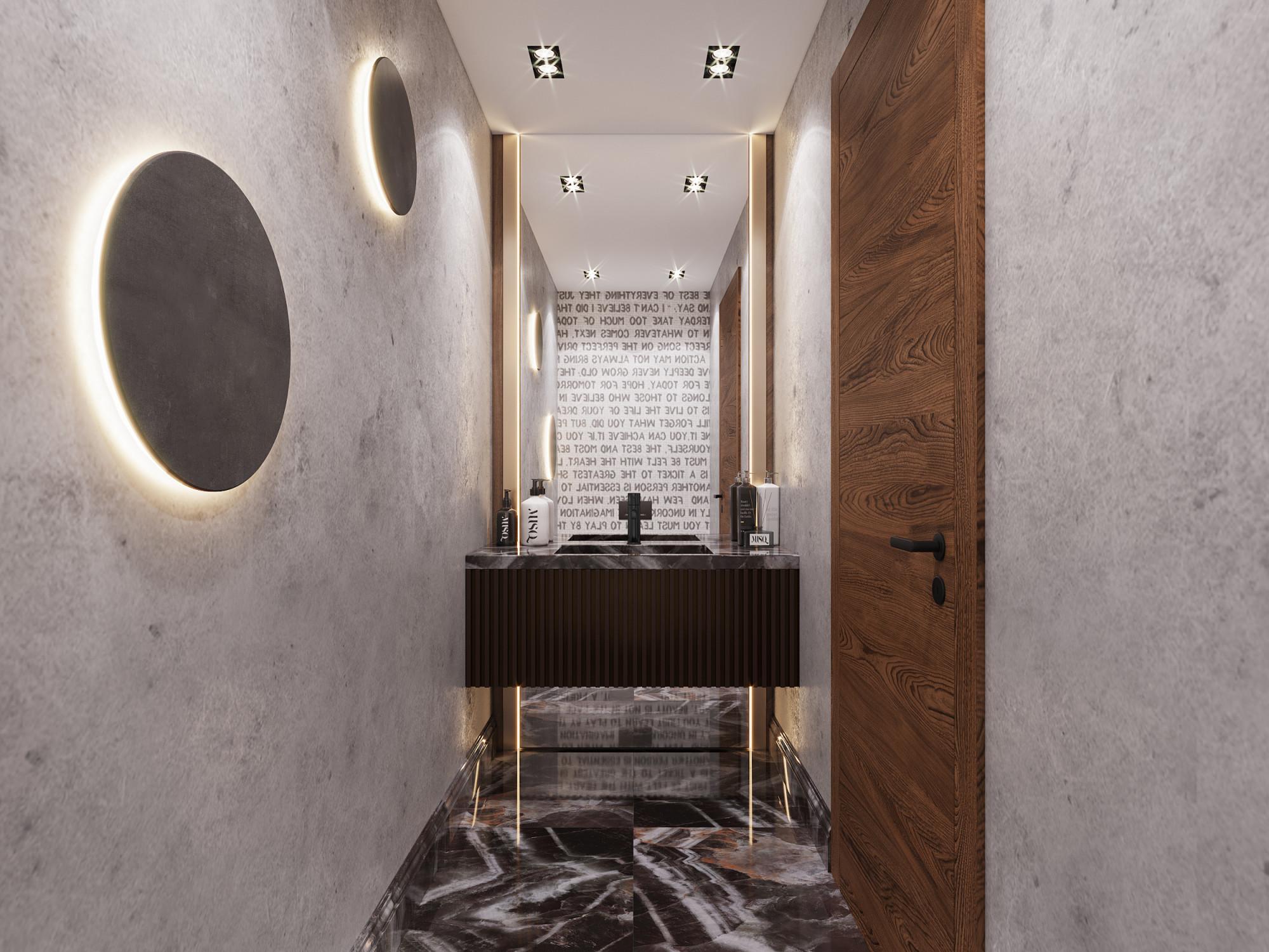 Bathroom made in the style of Contemporary