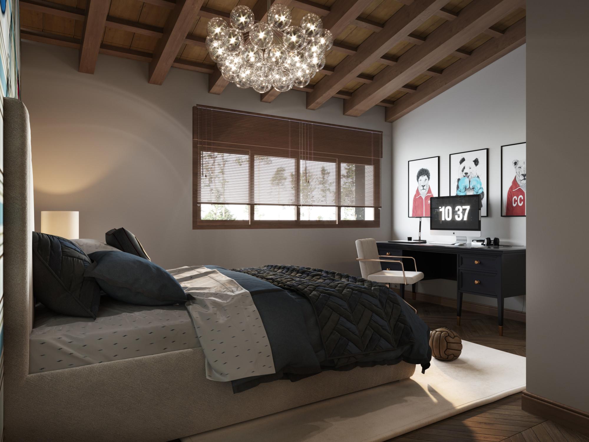 Nursery room №2 made in the style of Contemporary Eclecticism Eco style Chateau