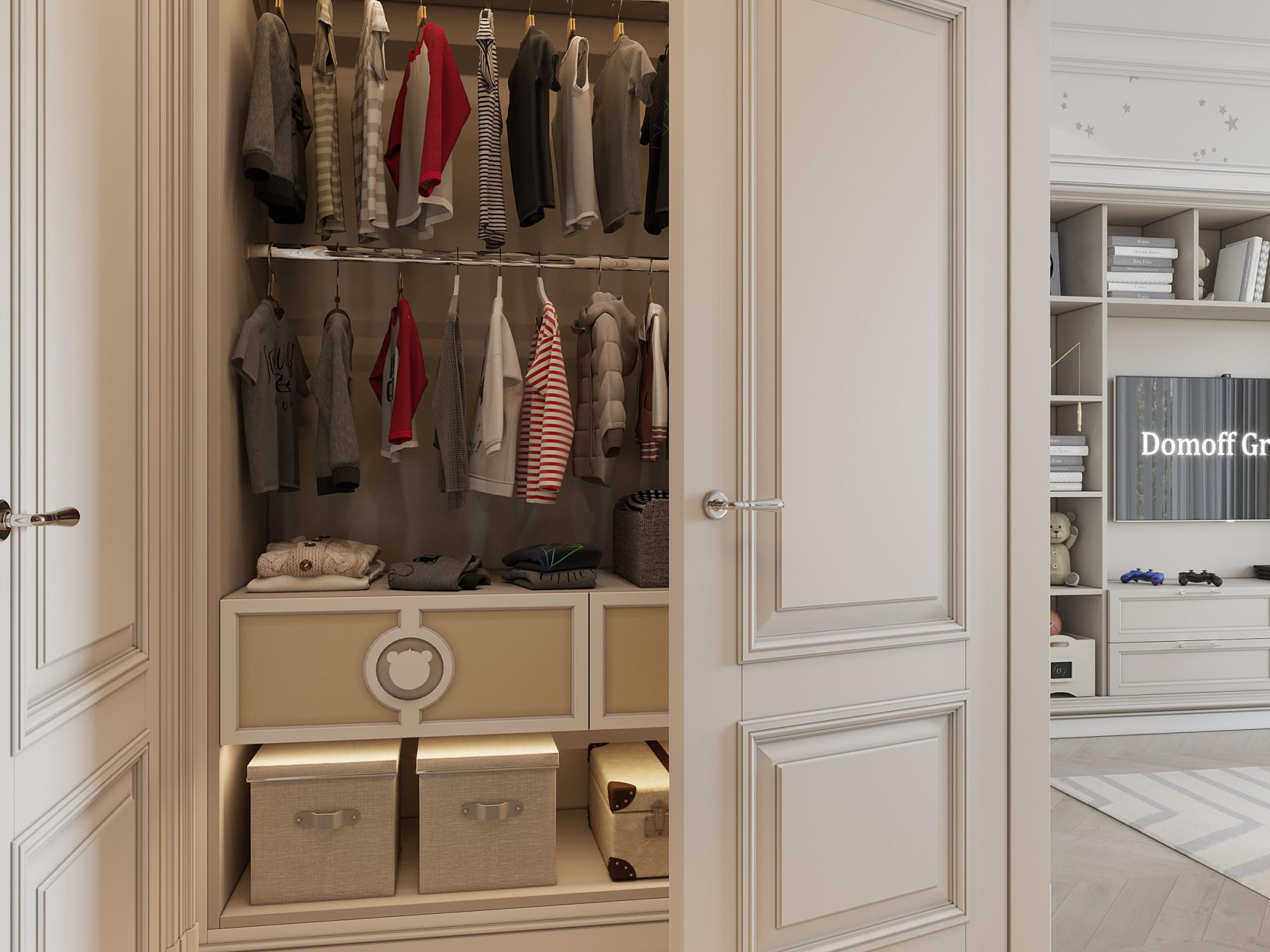 Nursery room №1 made in the style of Contemporary classics Neoclassicism