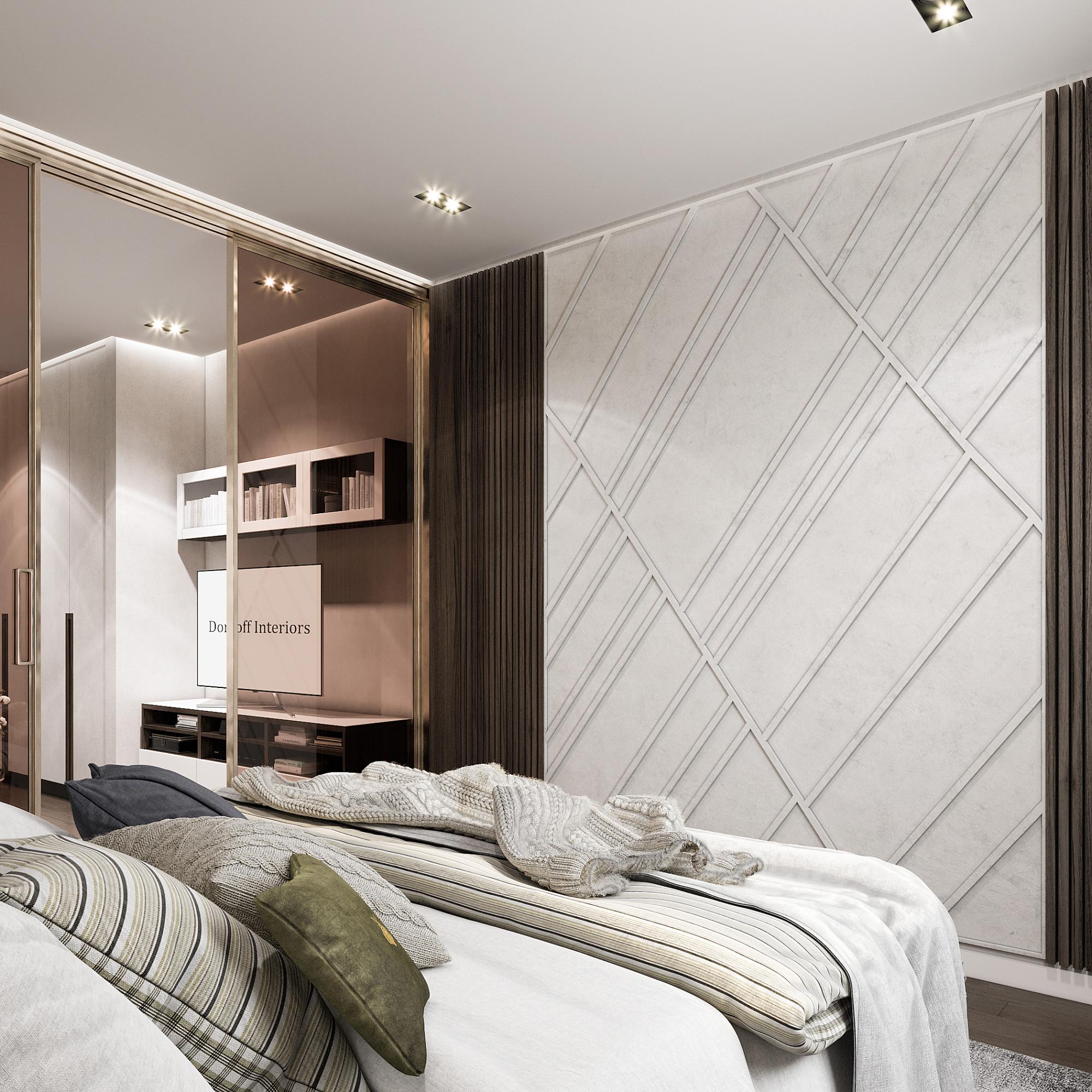 Bedroom made in the style of Neoclassicism Contemporary