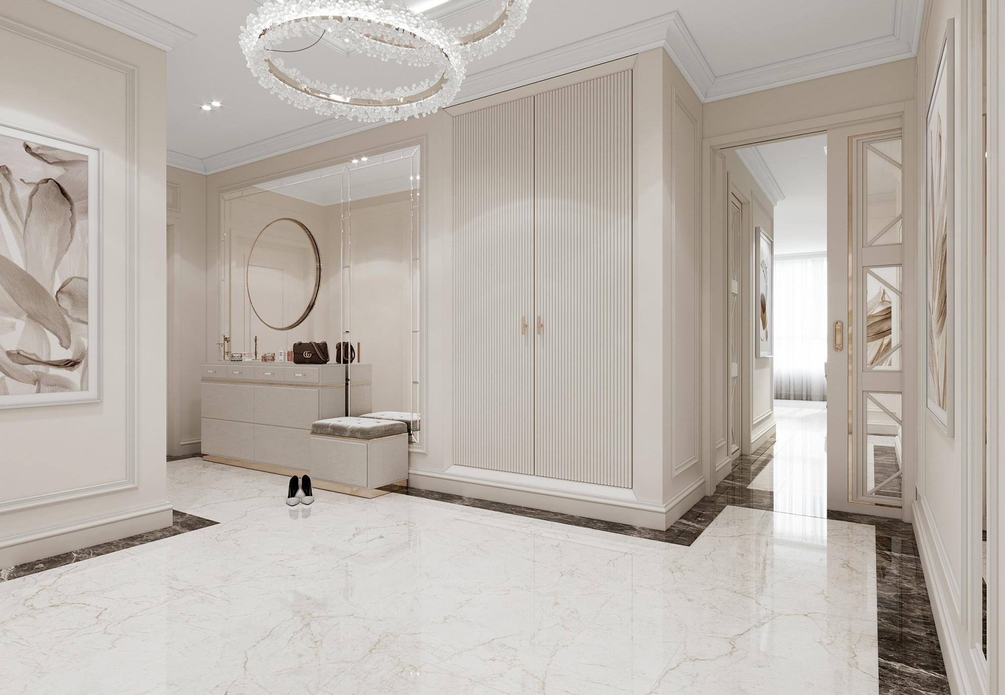 Hall  made in the style of Classics Neoclassicism