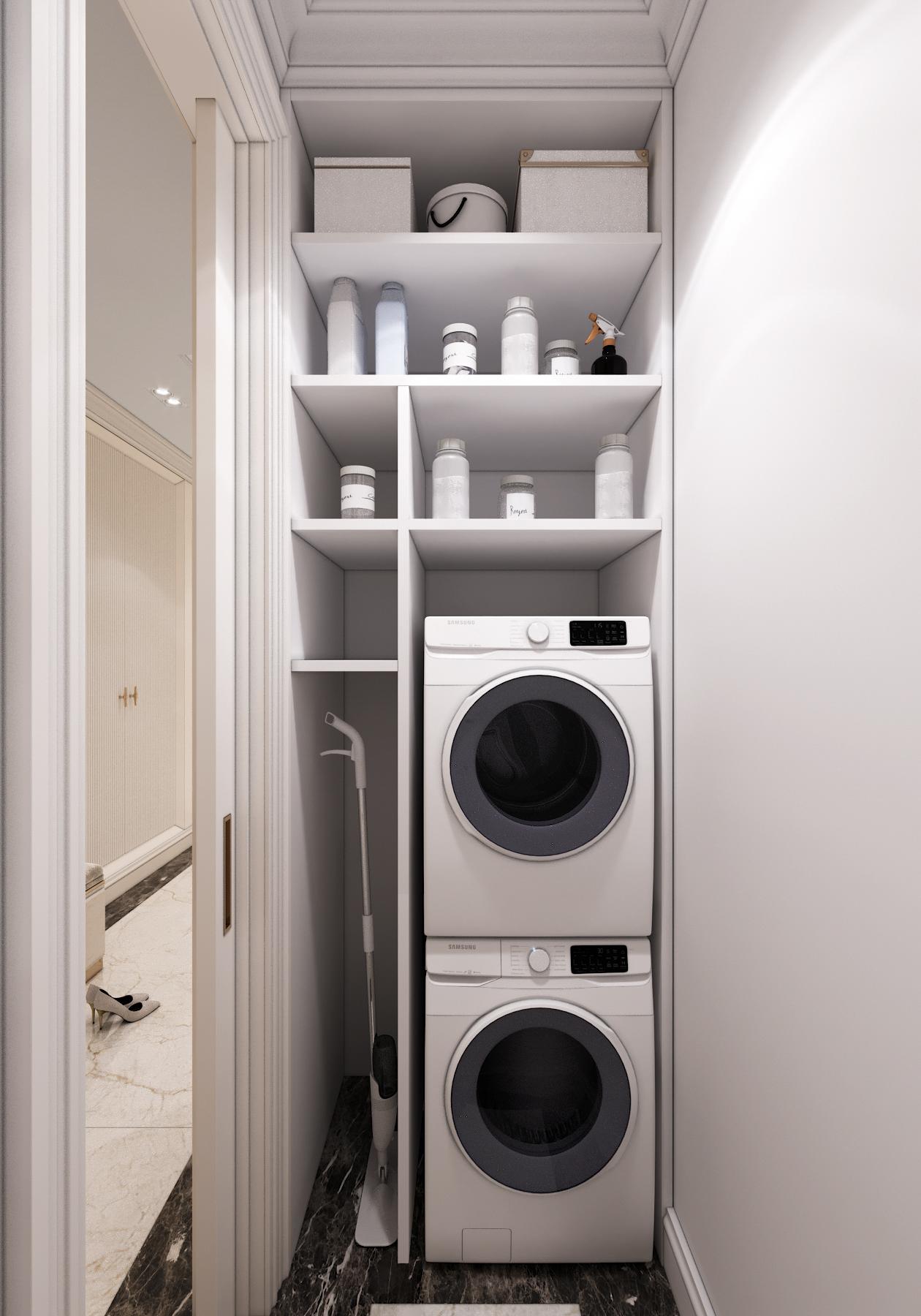 Laundry room made in the style of Contemporary