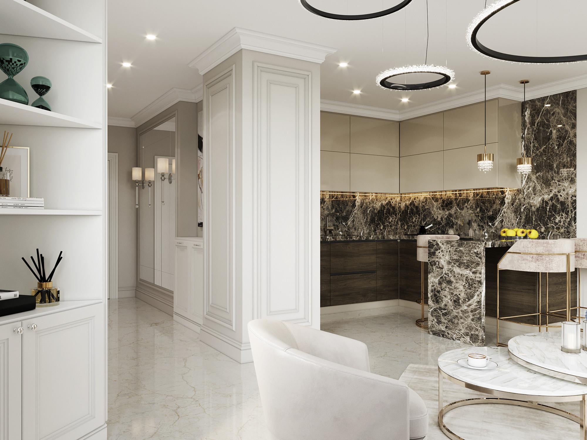 Hall  made in the style of Classics