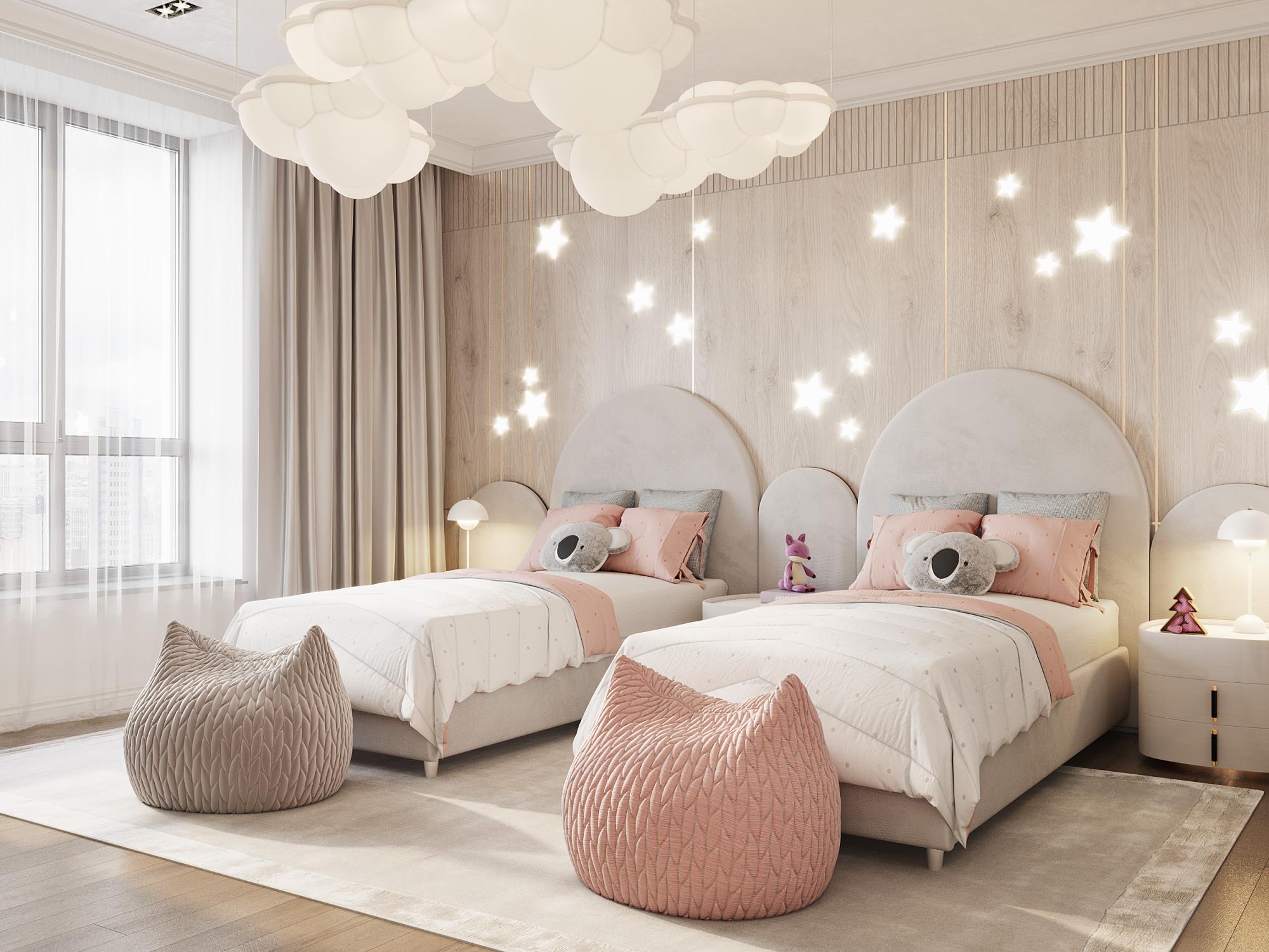 Nursery room made in the style of Contemporary Neoclassicism