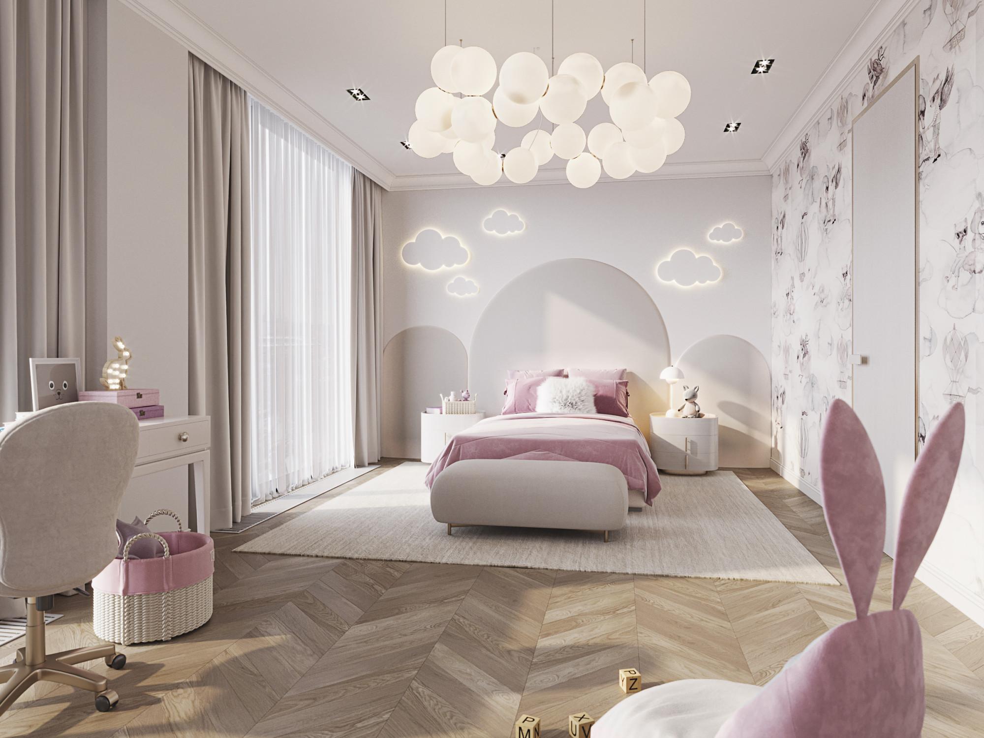 Nursery room №1 made in the style of Contemporary classics