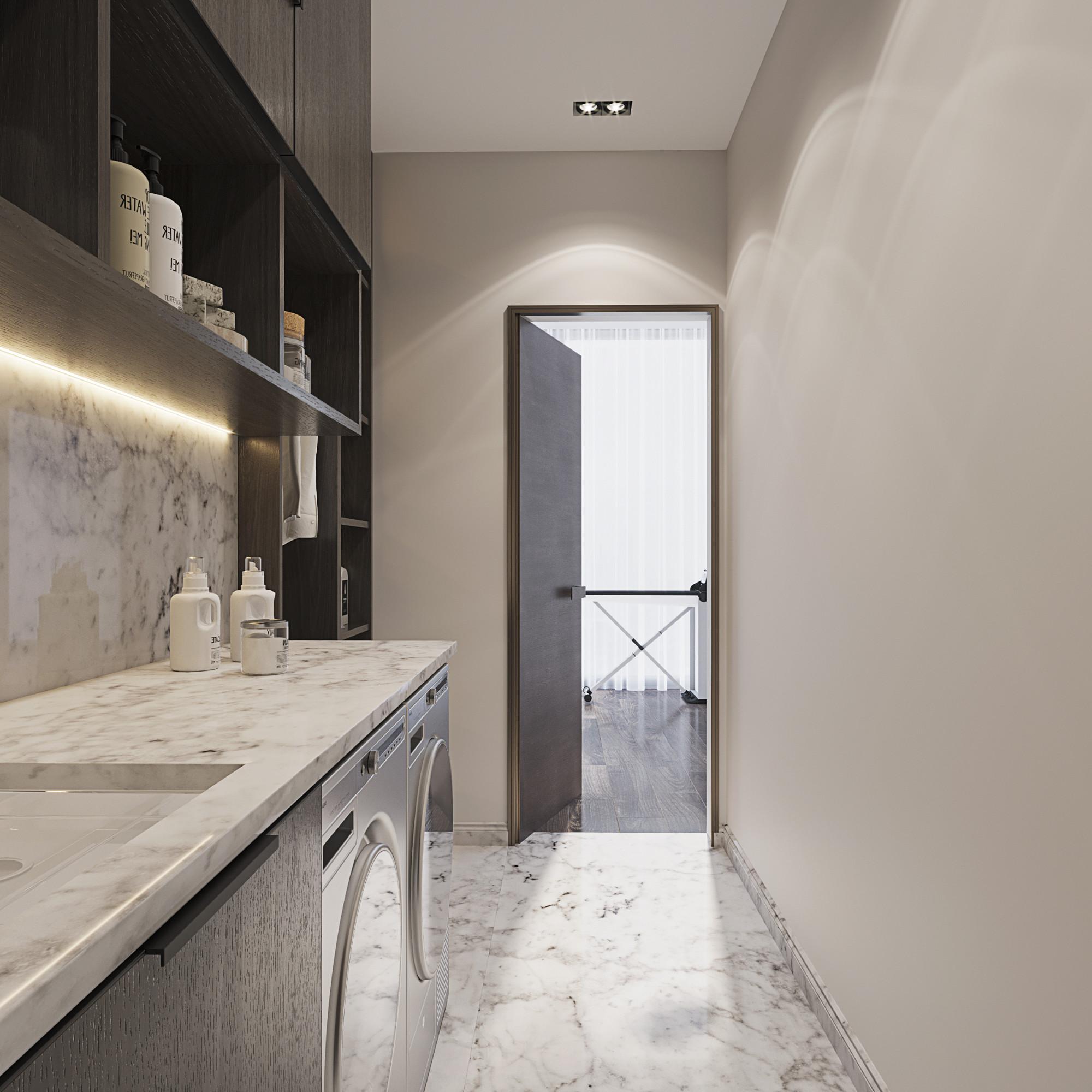 Laundry room made in the style of Contemporary