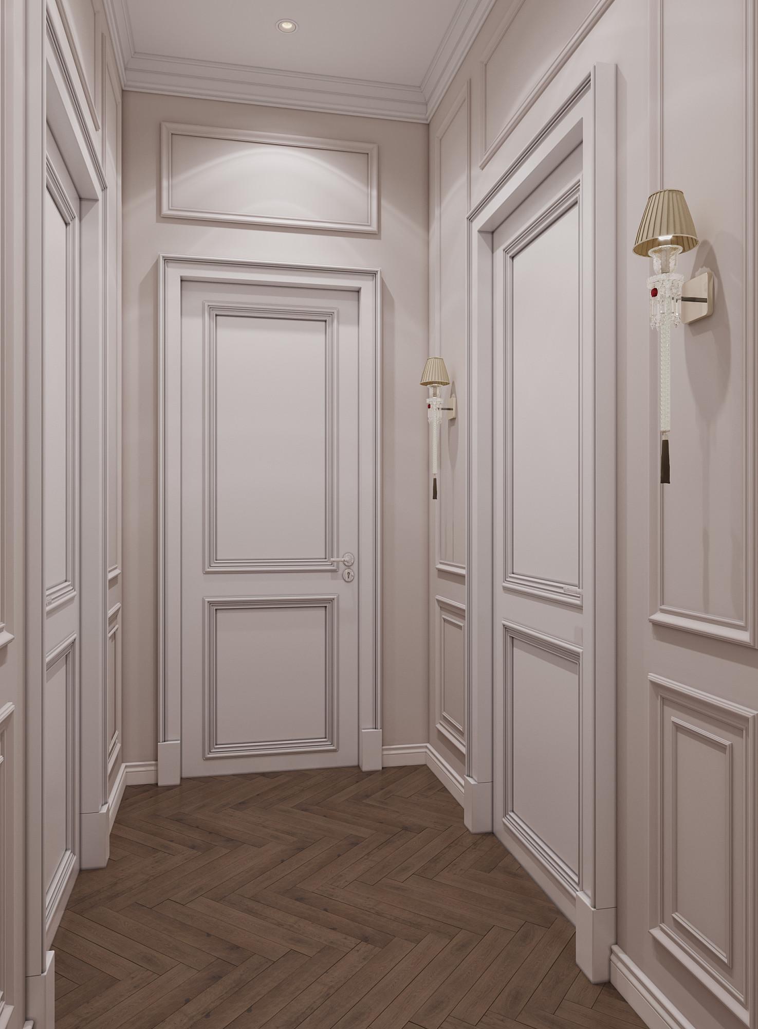 Corridor made in the style of Contemporary classics