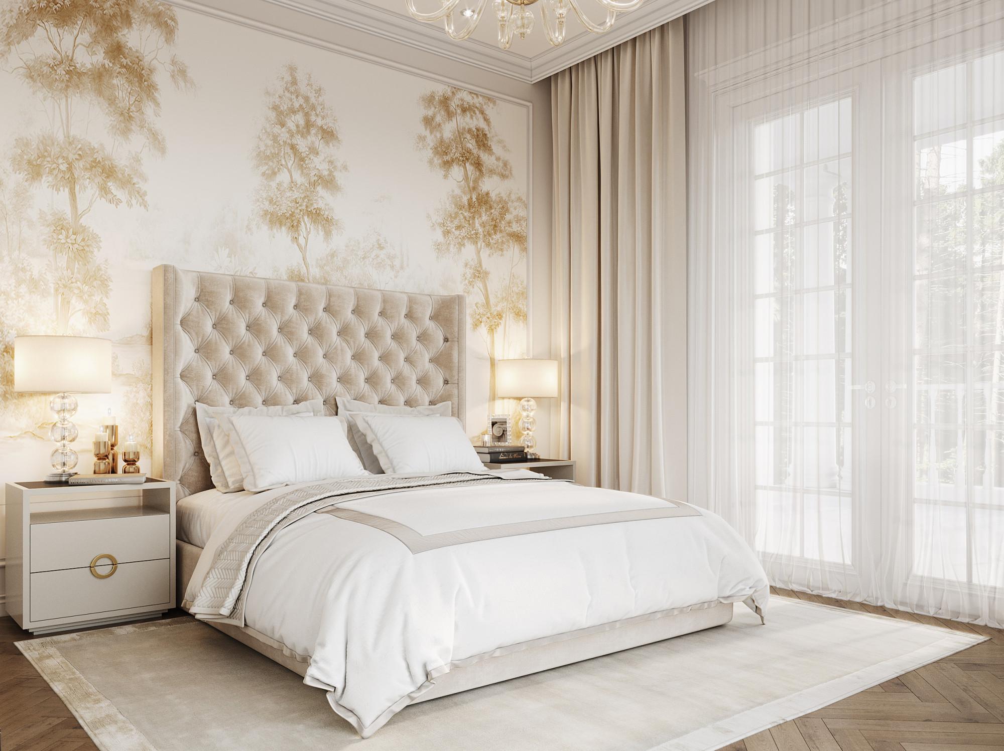 Guest bedroom №1 made in the style of Contemporary classics