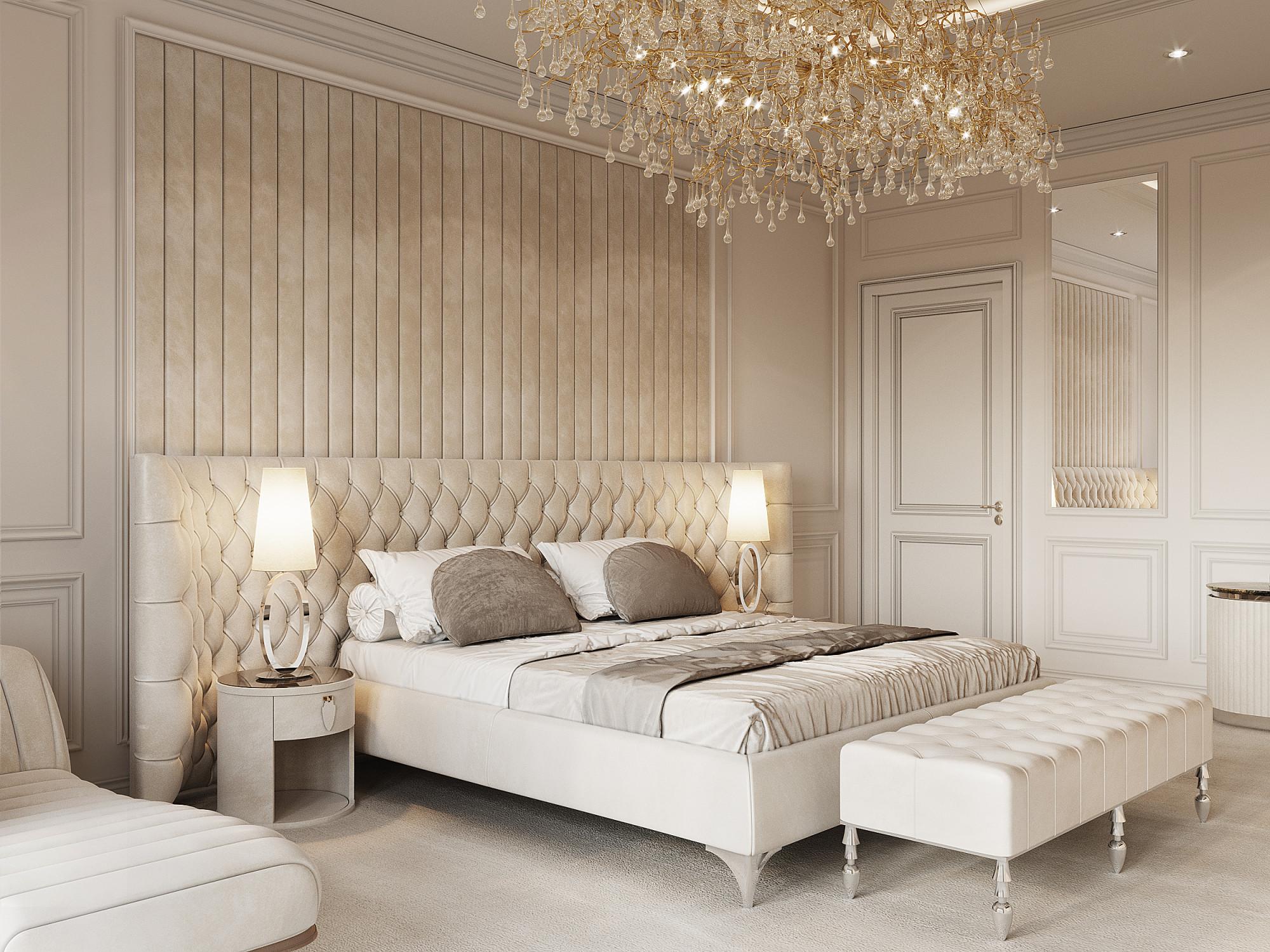 Master bedroom  made in the style of Contemporary classics Neoclassicism