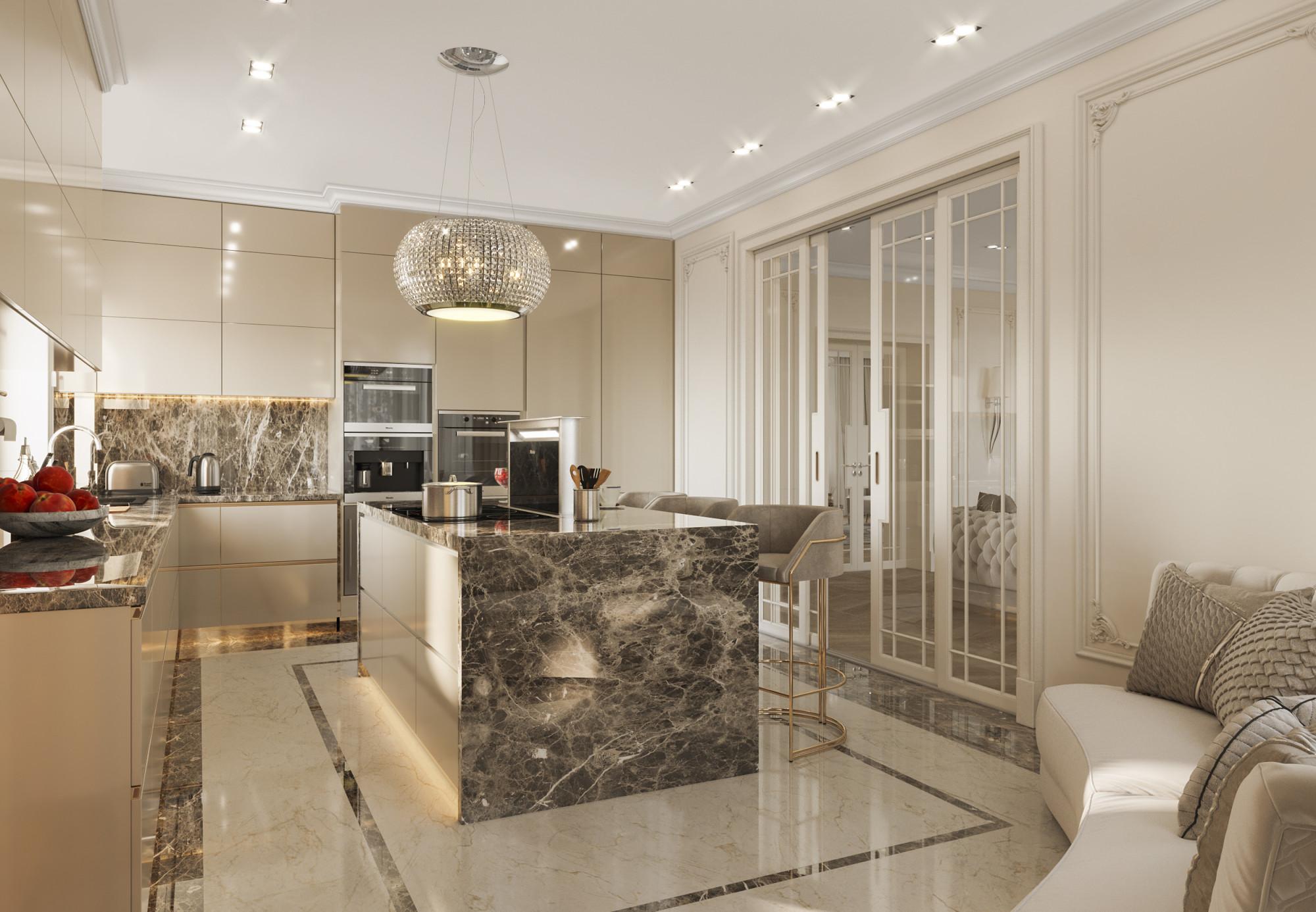 Kitchen made in the style of Contemporary classics