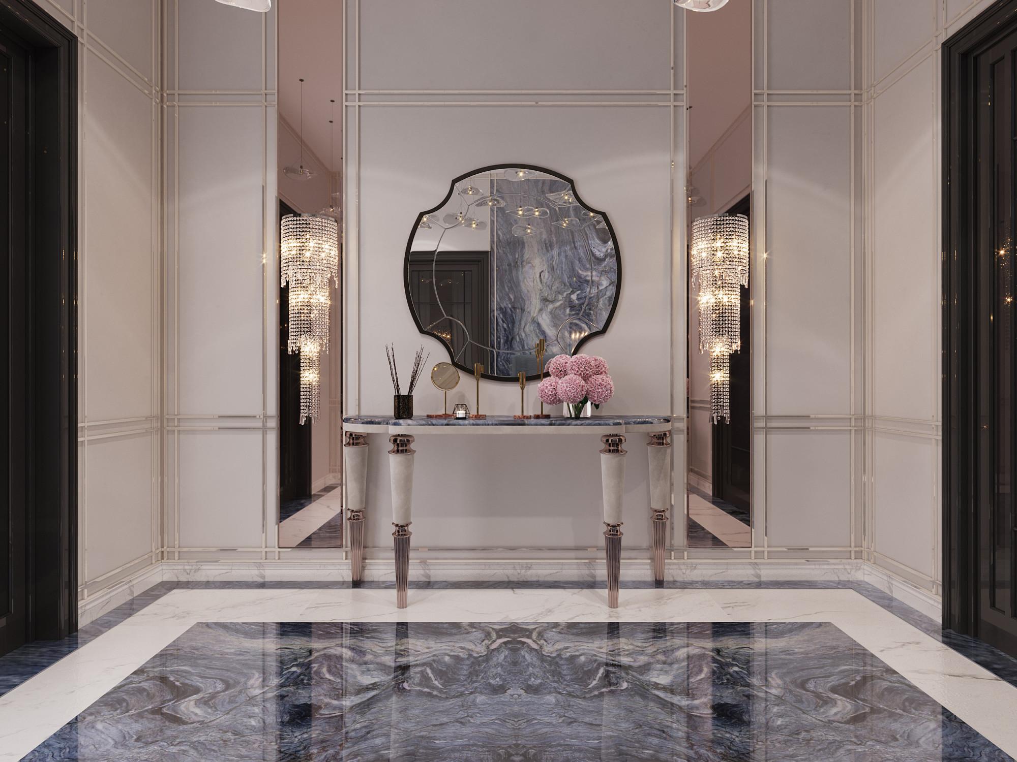 Hall  made in the style of Contemporary classics