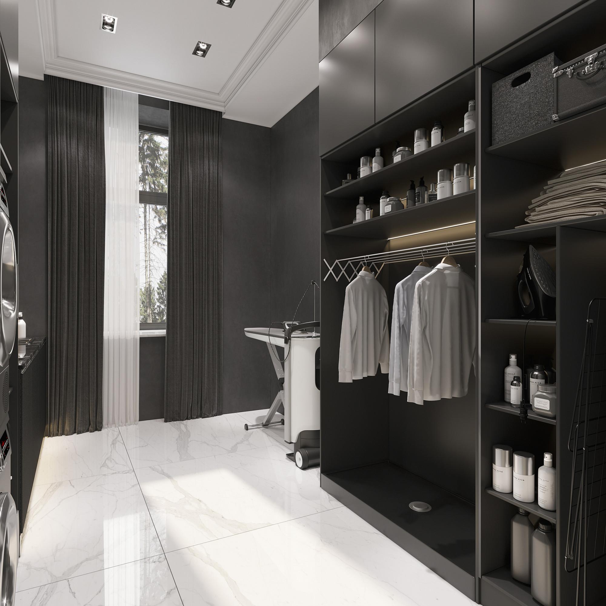 Laundry room made in the style of Contemporary