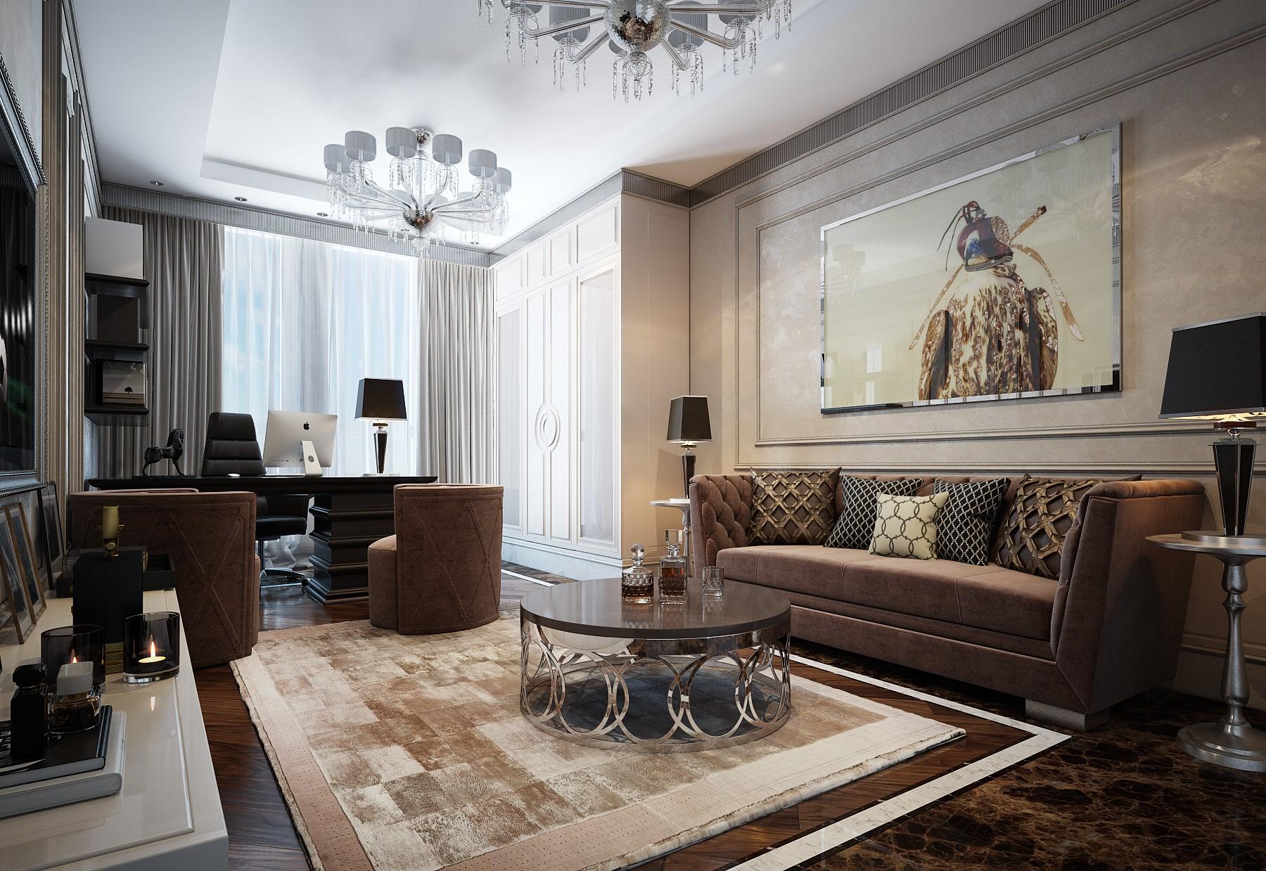 Apartment in Khimki Apartments Contemporary classics Eclecticism