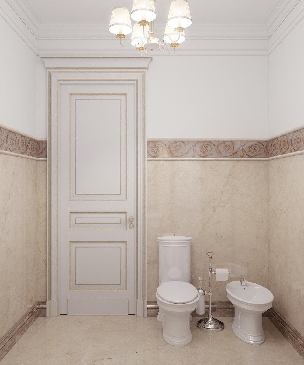 Guest bathroom No. 2 made in the style of Contemporary classics
