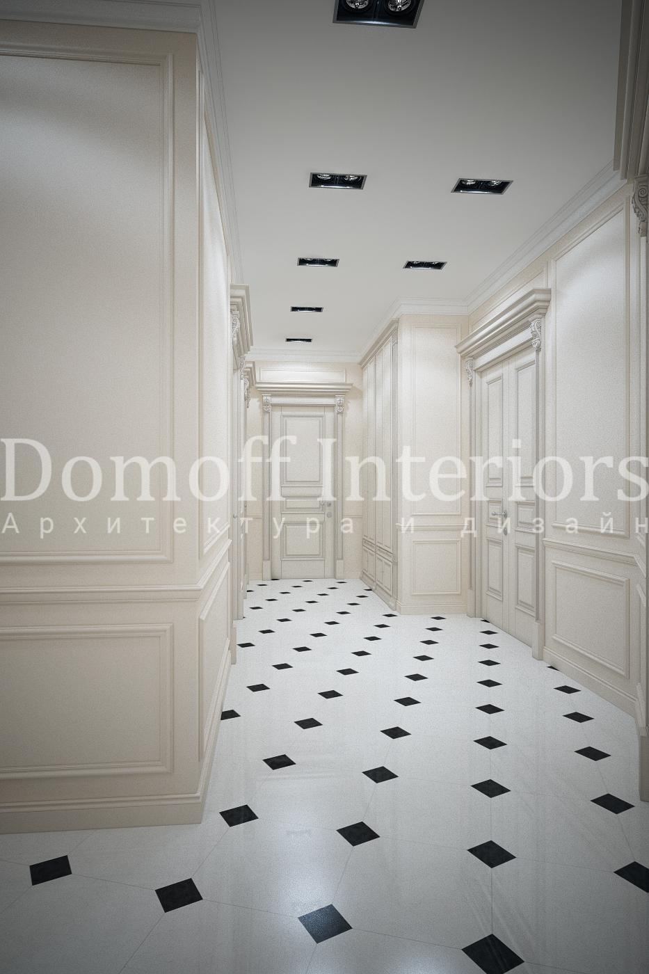 Corridor made in the style of Contemporary classics