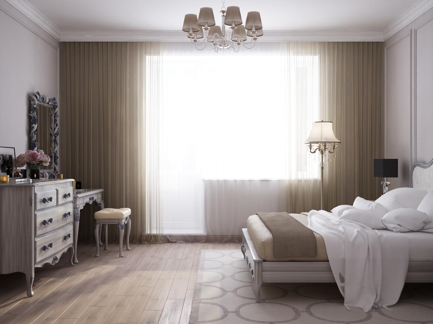 Bedroom made in the style of Contemporary classics