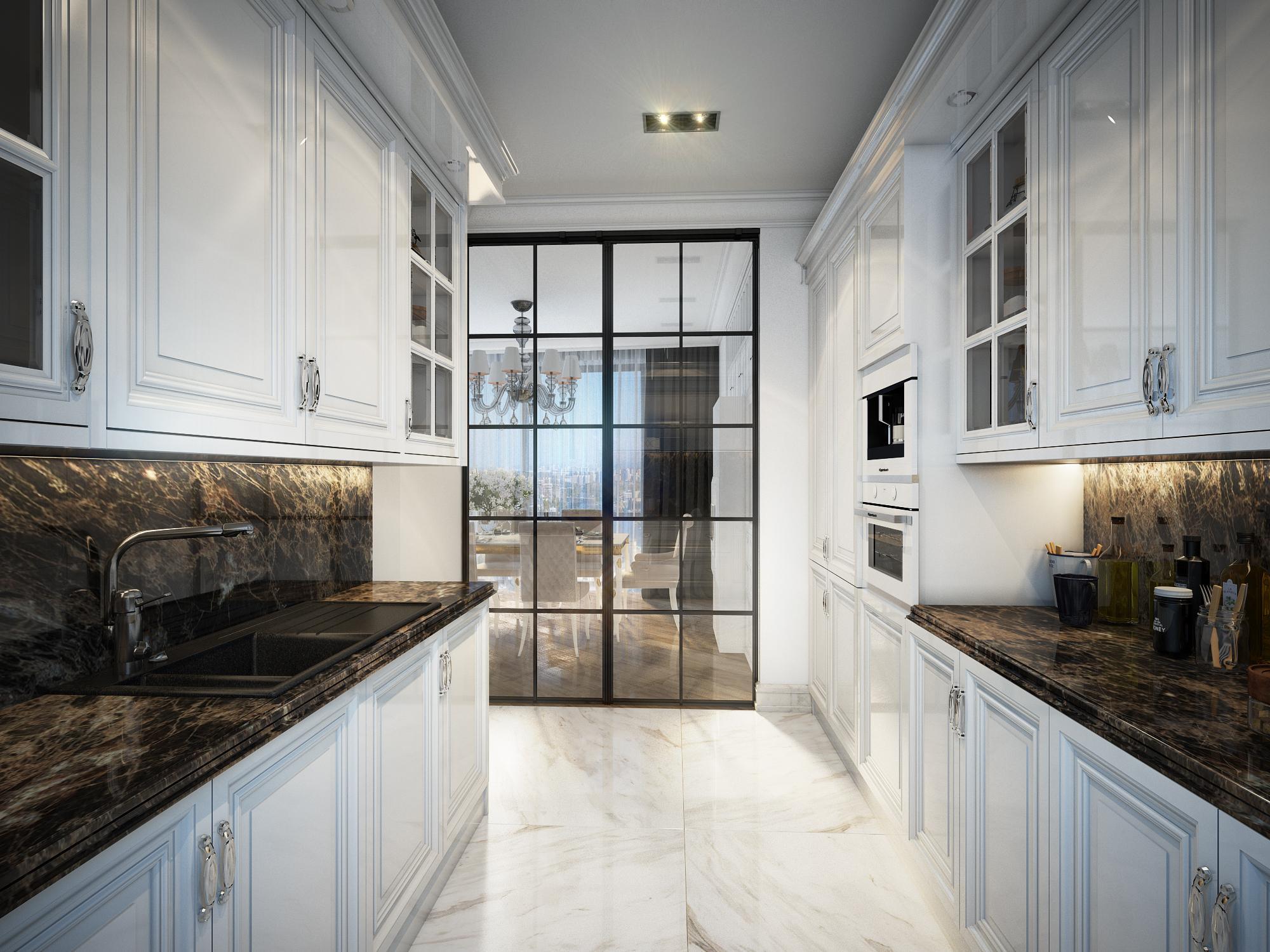 Kitchen made in the style of Contemporary classics