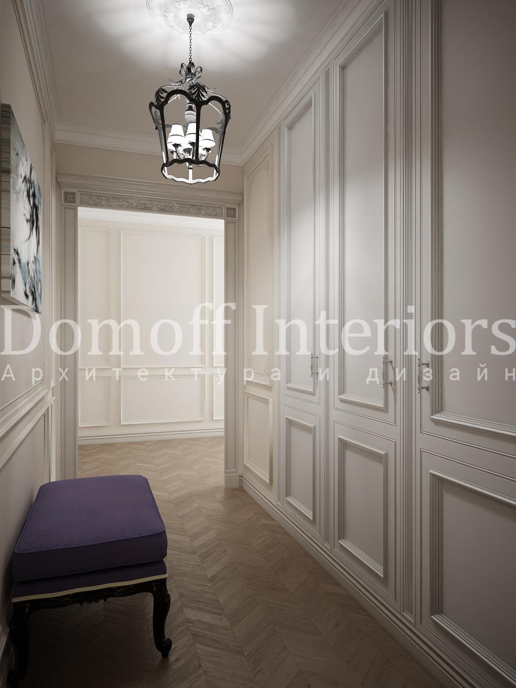 Entrance hall made in the style of Contemporary classics