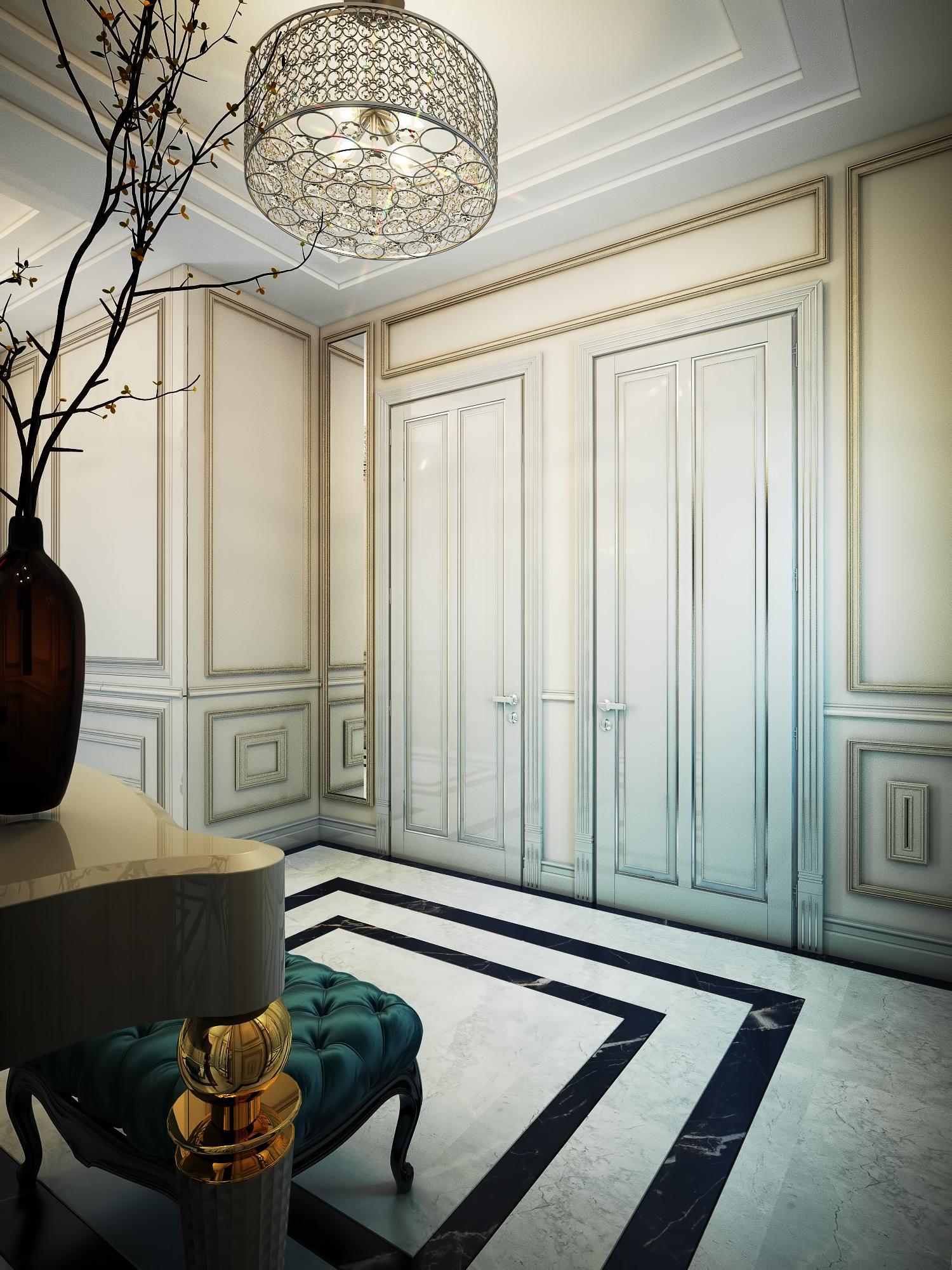 Hall made in the style of Contemporary classics