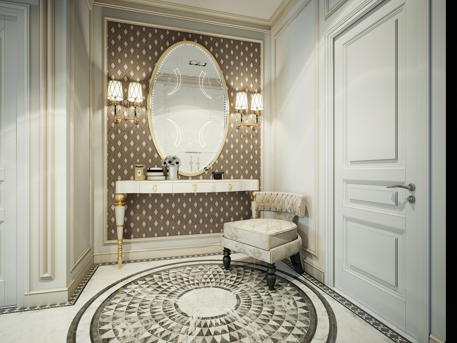 Hall made in the style of Contemporary classics