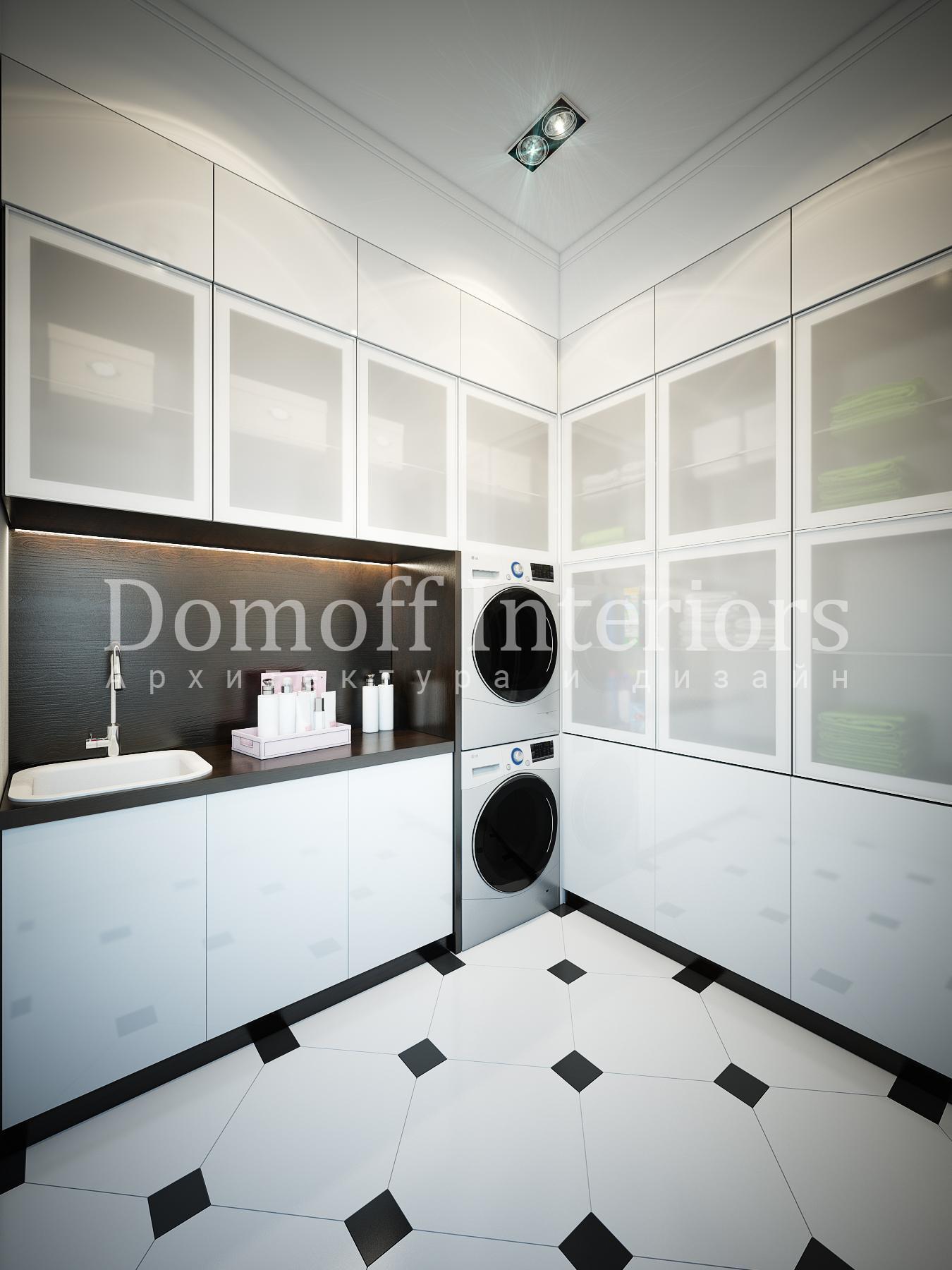 Laundry room made in the style of Contemporary