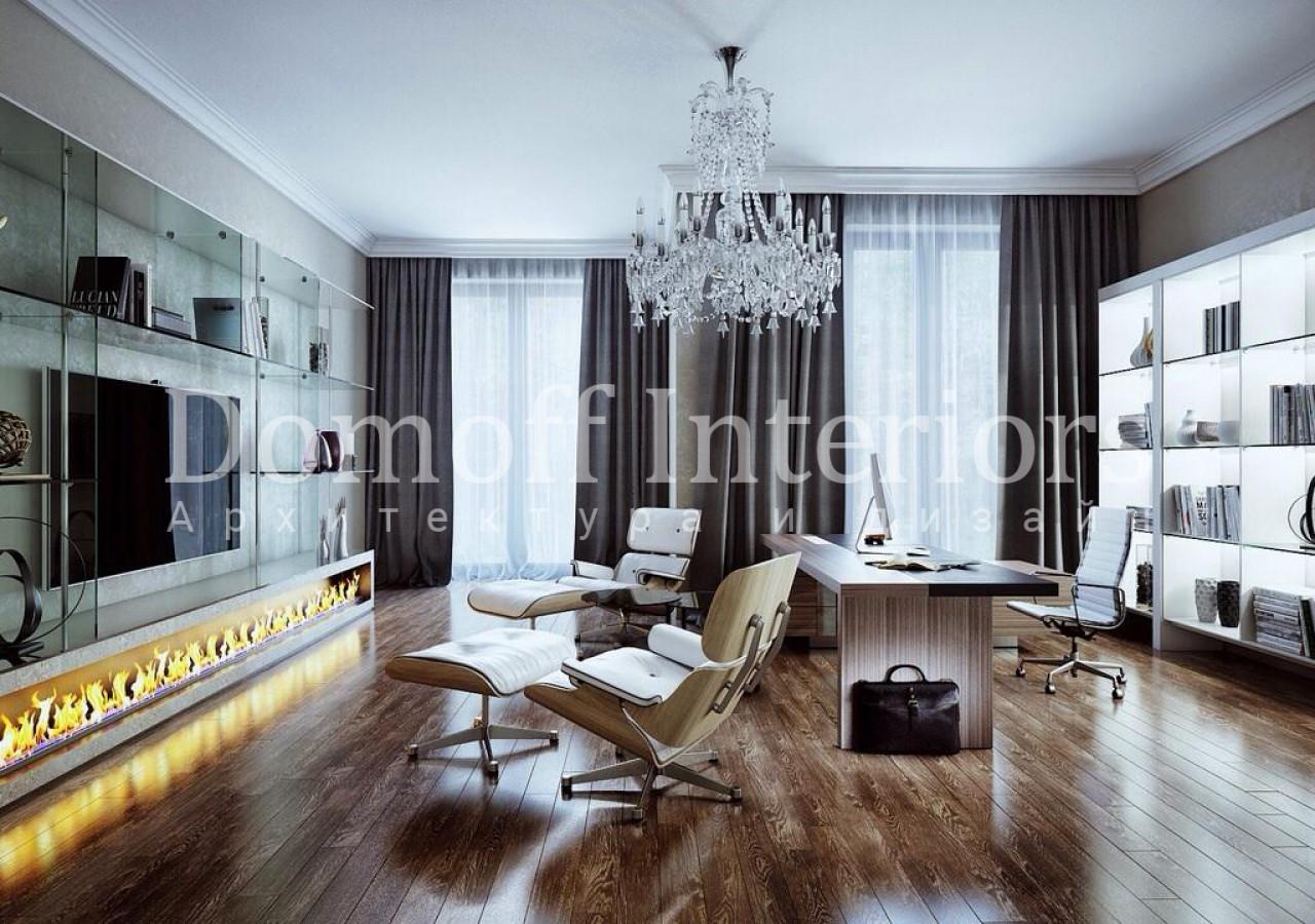 Zhukovka Houses Art deco Chateau Contemporary classics Contemporary Eclecticism Eco style Minimalism Contemporary photo  №90