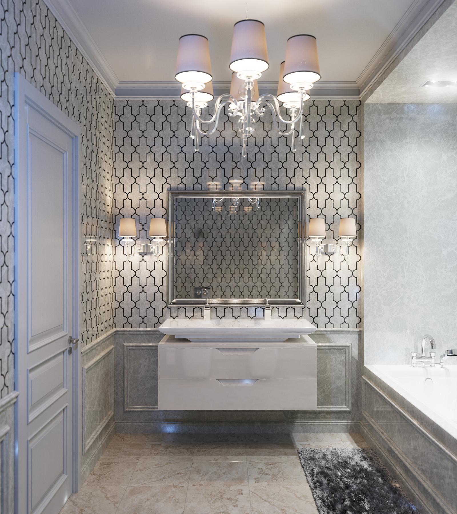 Bathroom 206 made in the style of Eclecticism Neoclassicism