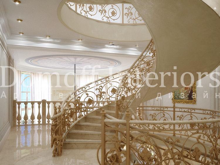 Staircase made in the style of Classics