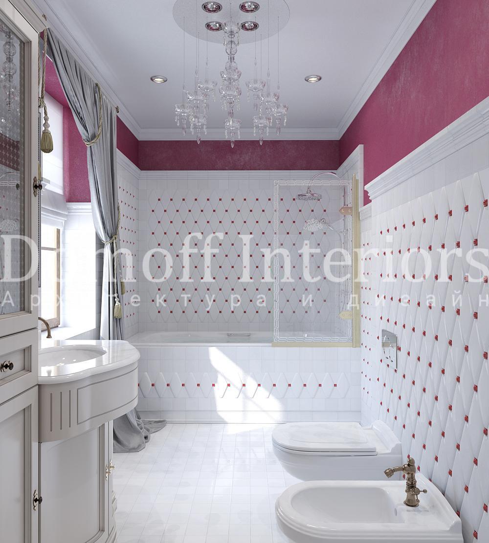 Girl's bathroom made in the style of Classics Contemporary classics