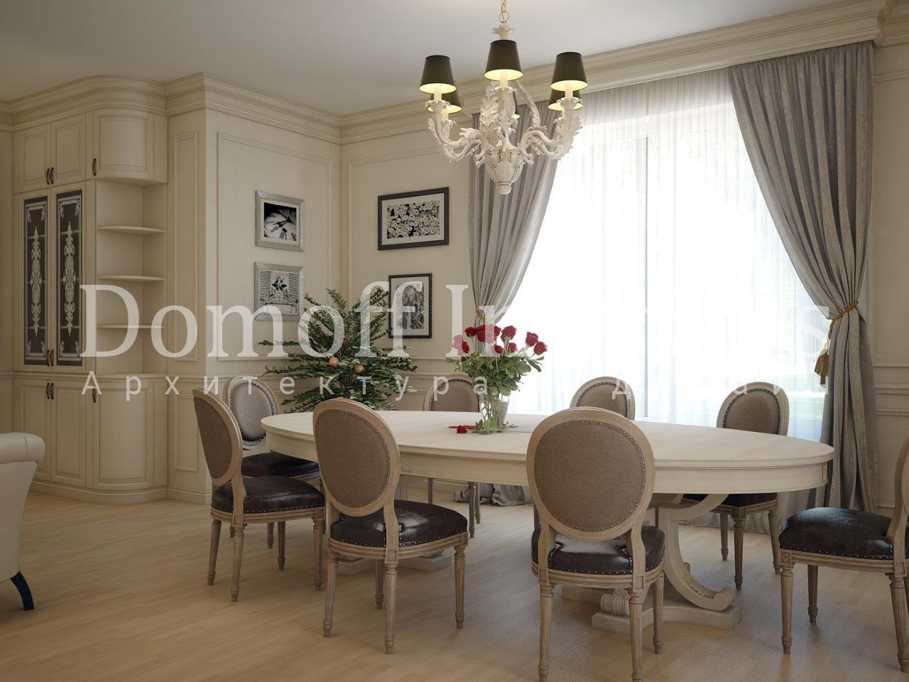 Dining room made in the style of Classics Contemporary classics