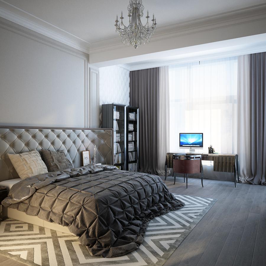 Guest bedroom No. 2 made in the style of Eclecticism