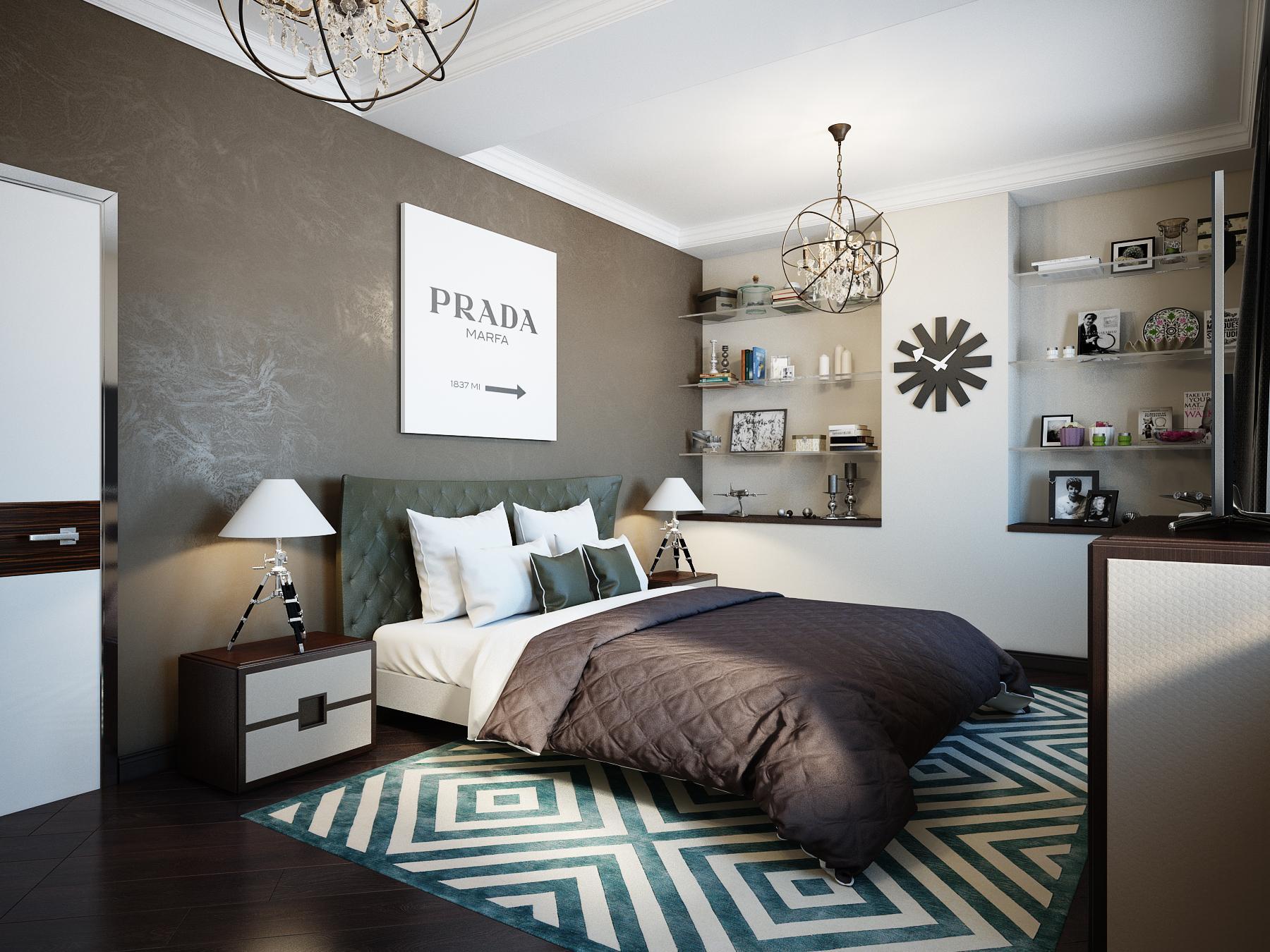 Master bedroom made in the style of Contemporary