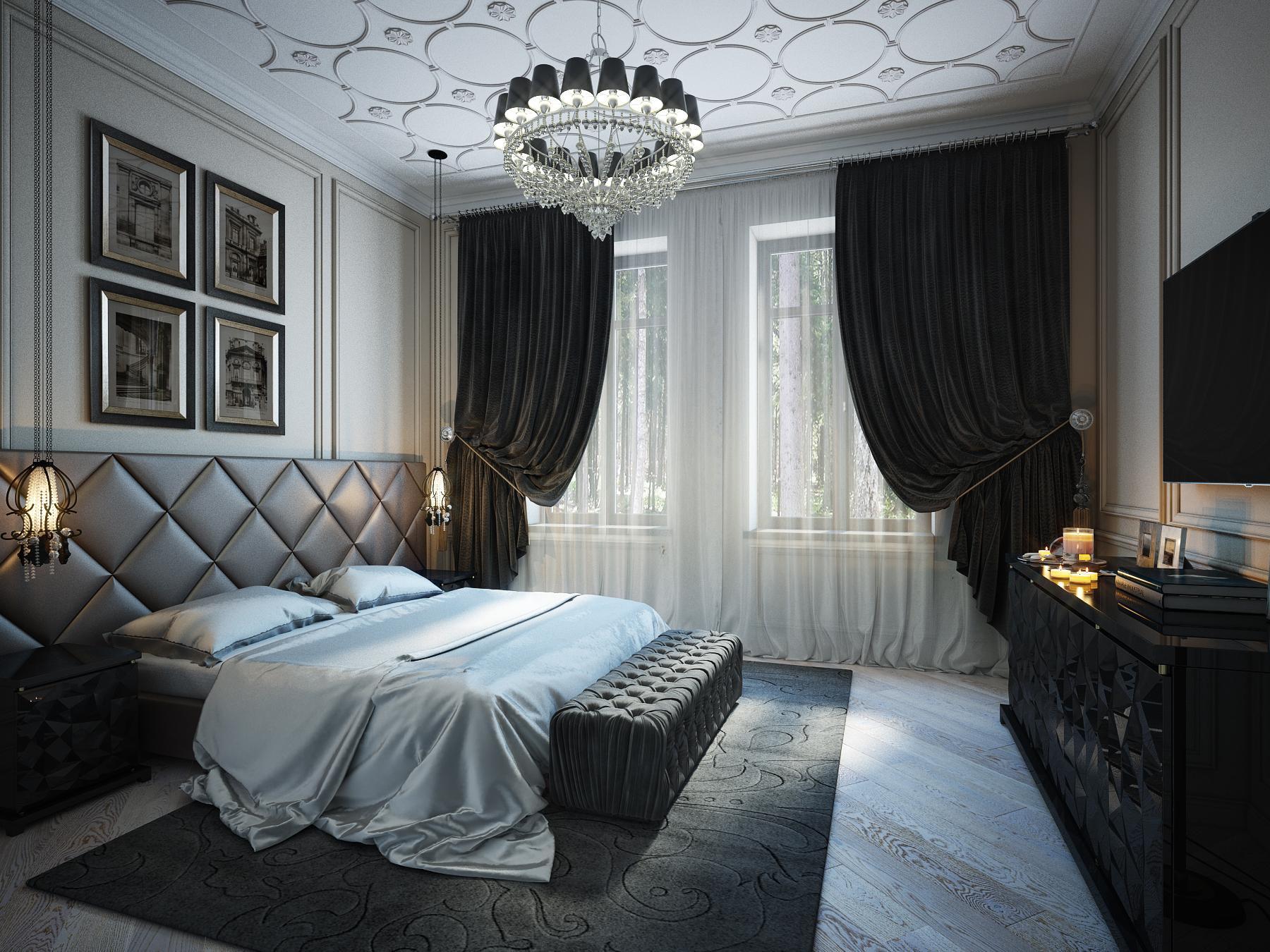 Guest bedroom 2 made in the style of Eclecticism Contemporary classics
