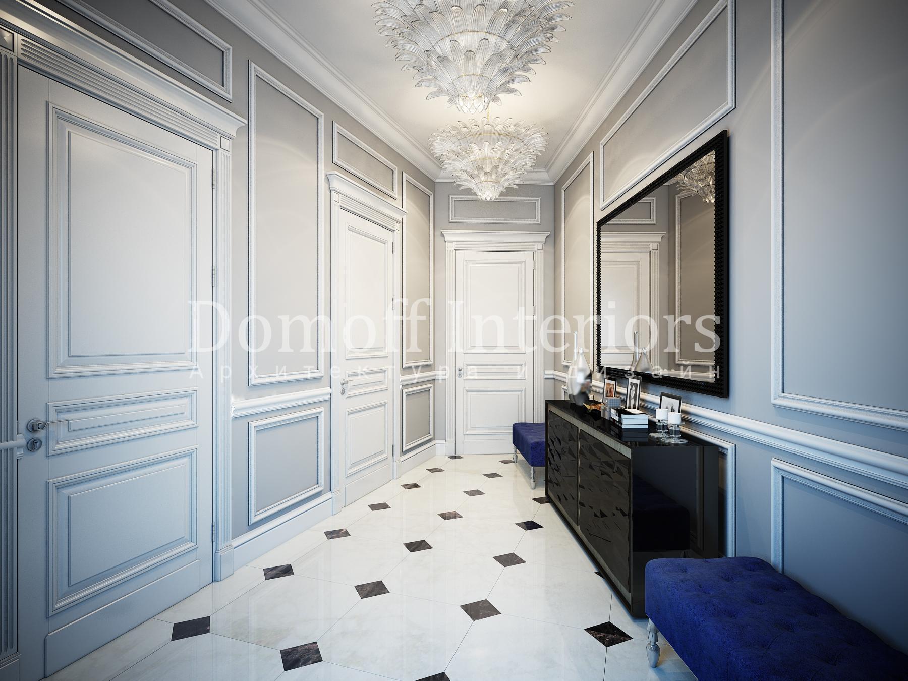 Corridor made in the style of Eclecticism Contemporary classics