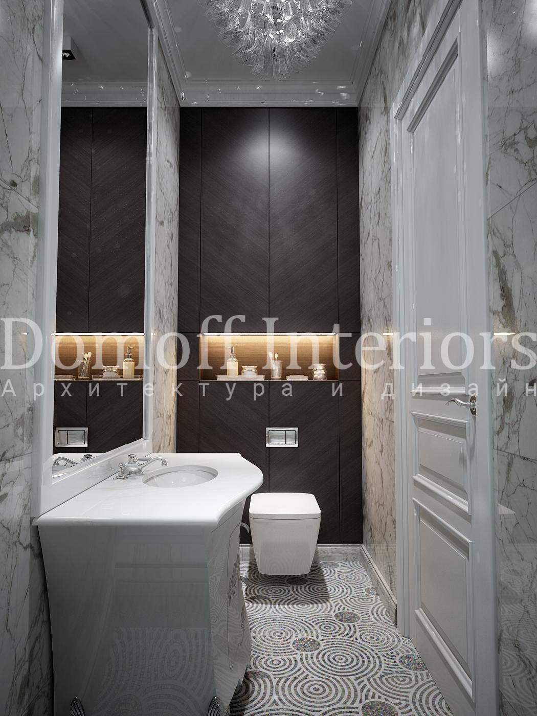 Bathroom No. 1 made in the style of Eclecticism Contemporary classics Contemporary