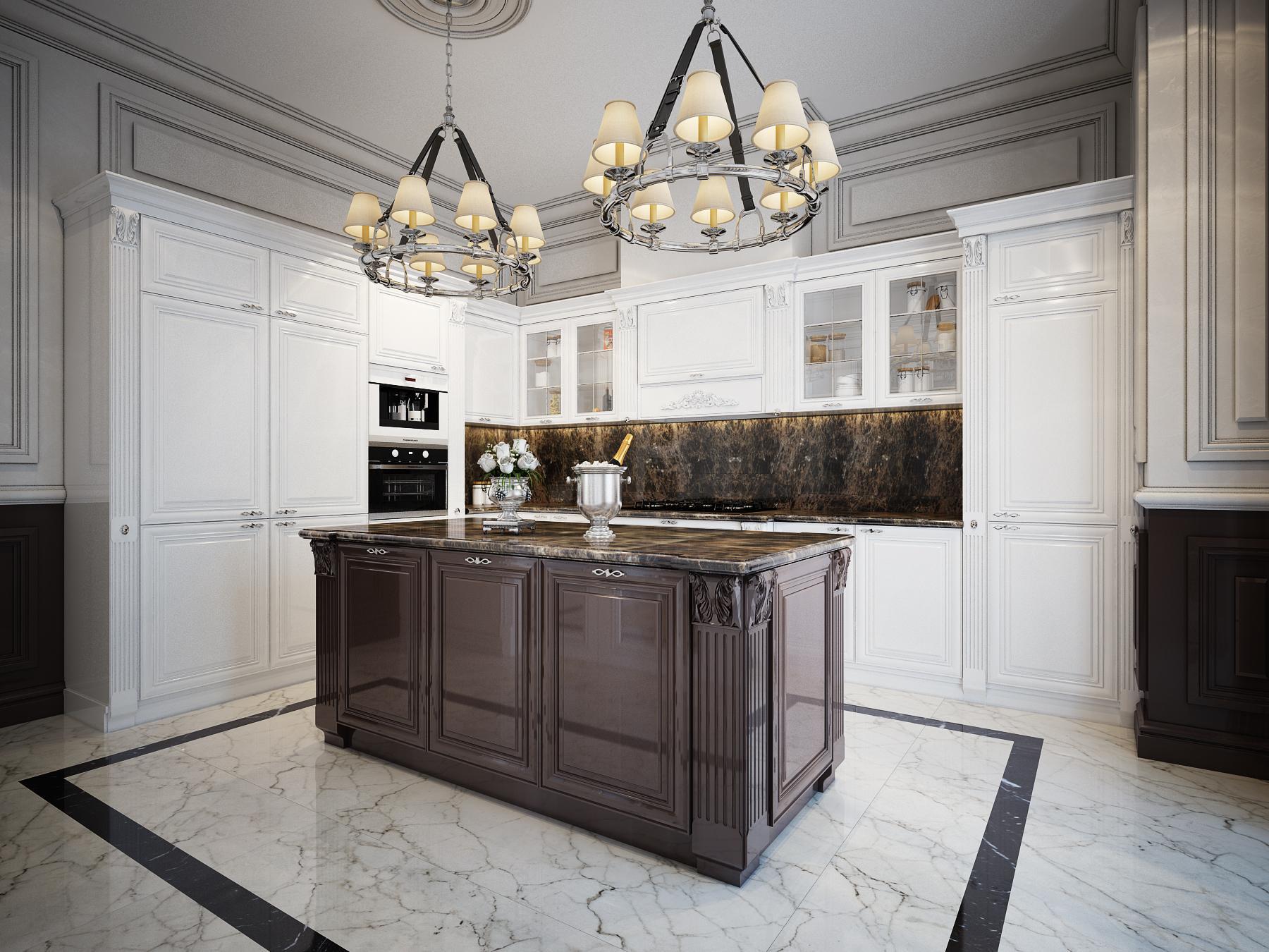 Kitchen made in the style of Contemporary classics