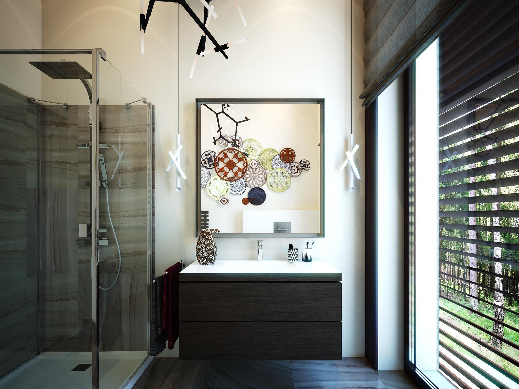 Bathroom No. 2 made in the style of Contemporary Eclecticism