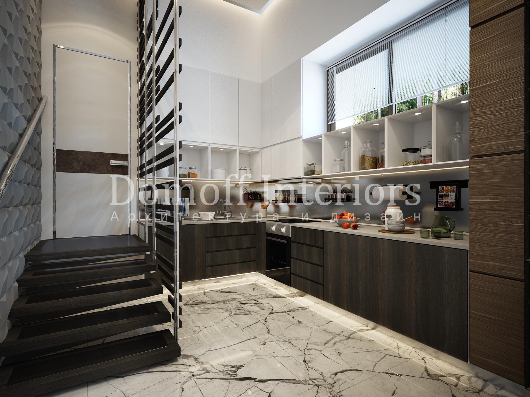 Technical kitchen made in the style of Contemporary Eclecticism