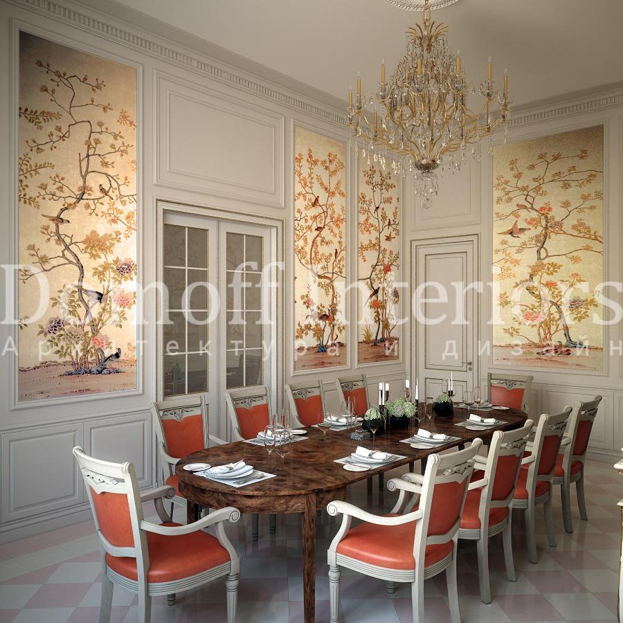 Dining room made in the style of Classics