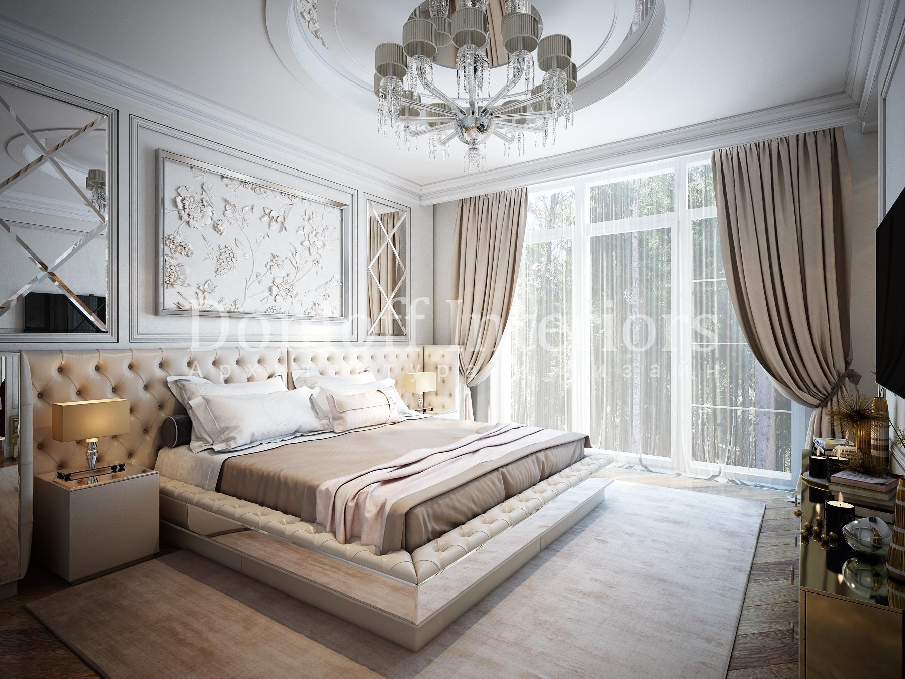 Master bedroom made in the style of Eclecticism Contemporary classics