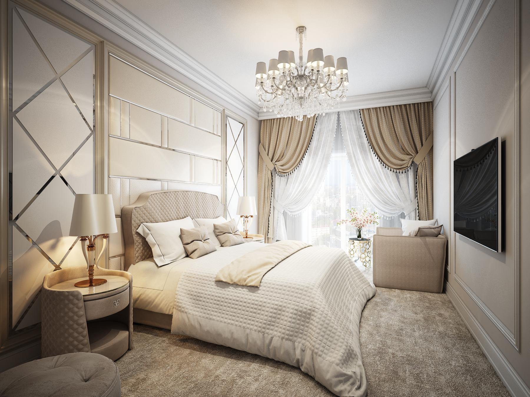 Bedroom made in the style of Contemporary classics