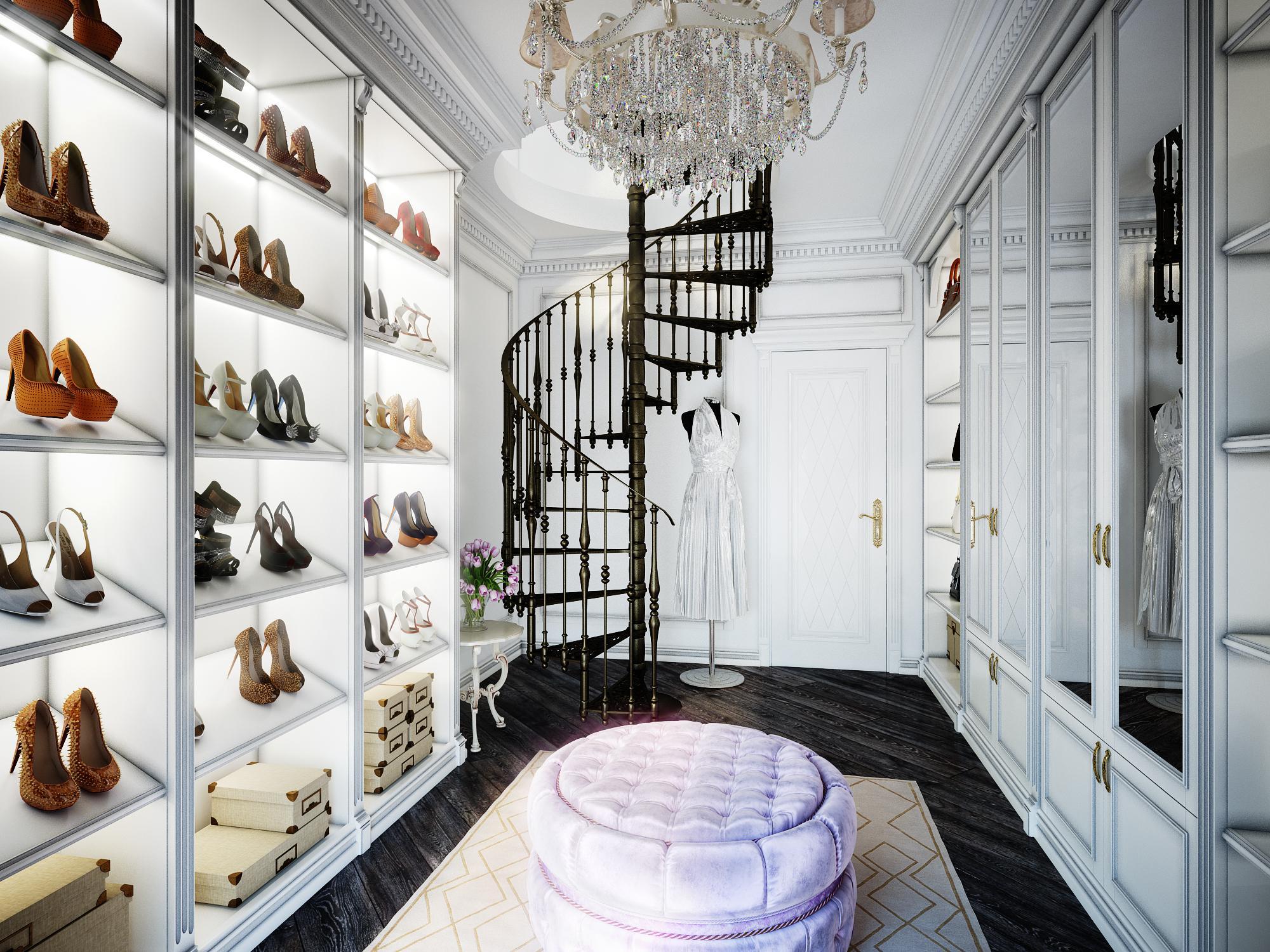 Dressing room made in the style of Contemporary classics