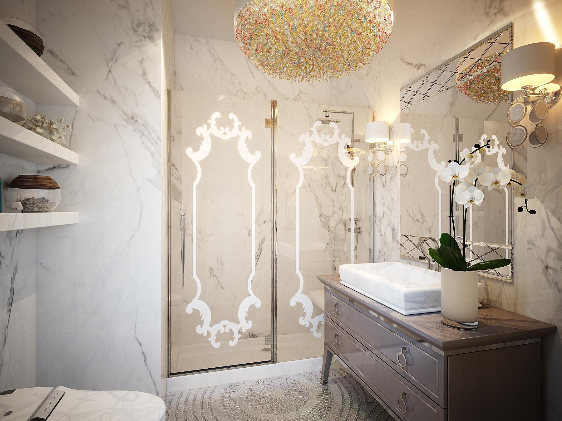 Bathroom No. 1 made in the style of Contemporary classics