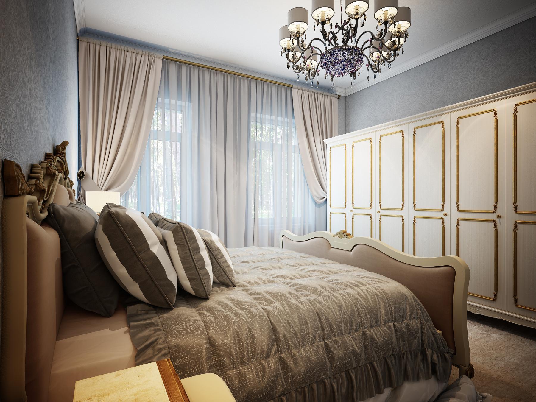 Bedroom No. 1 made in the style of Classics