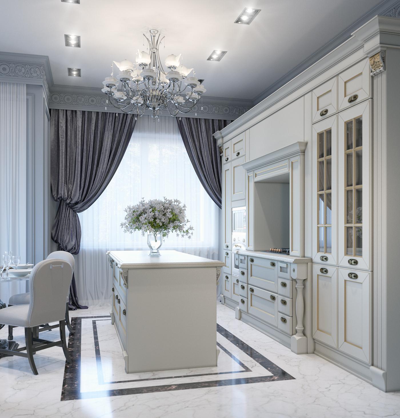 Kitchen made in the style of Contemporary classics