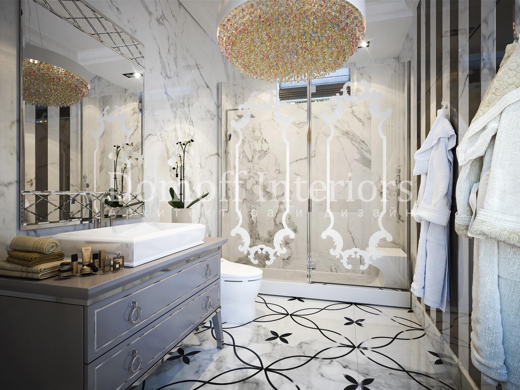 Ground floor bathroom made in the style of Contemporary classics